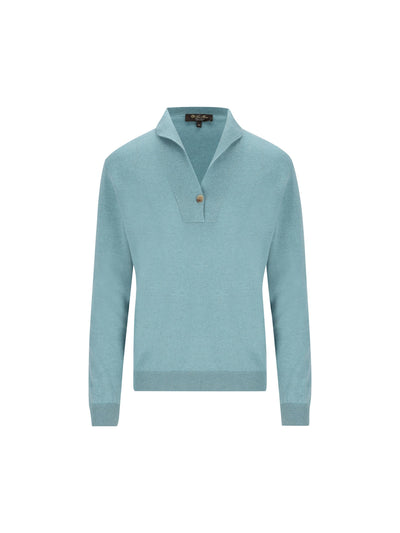 Polo realizzata in cashmere. FAQ9446 60NT LORO PIANA 
