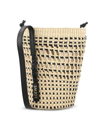 Borsa realizzata in palma iraca e pelle. C630IMBX01 2165 LOEWE - PAULA'S IBIZA 