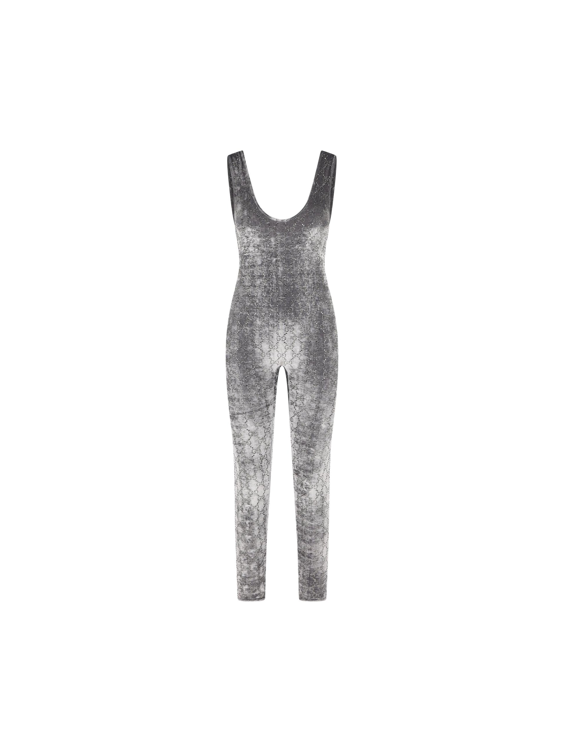 Tuta realizzata in ciniglia stretch 850293 XUANS1037 GUCCI 