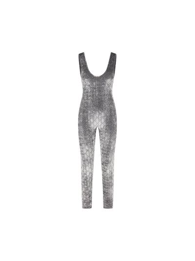 Tuta realizzata in ciniglia stretch 850293 XUANS1037 GUCCI 