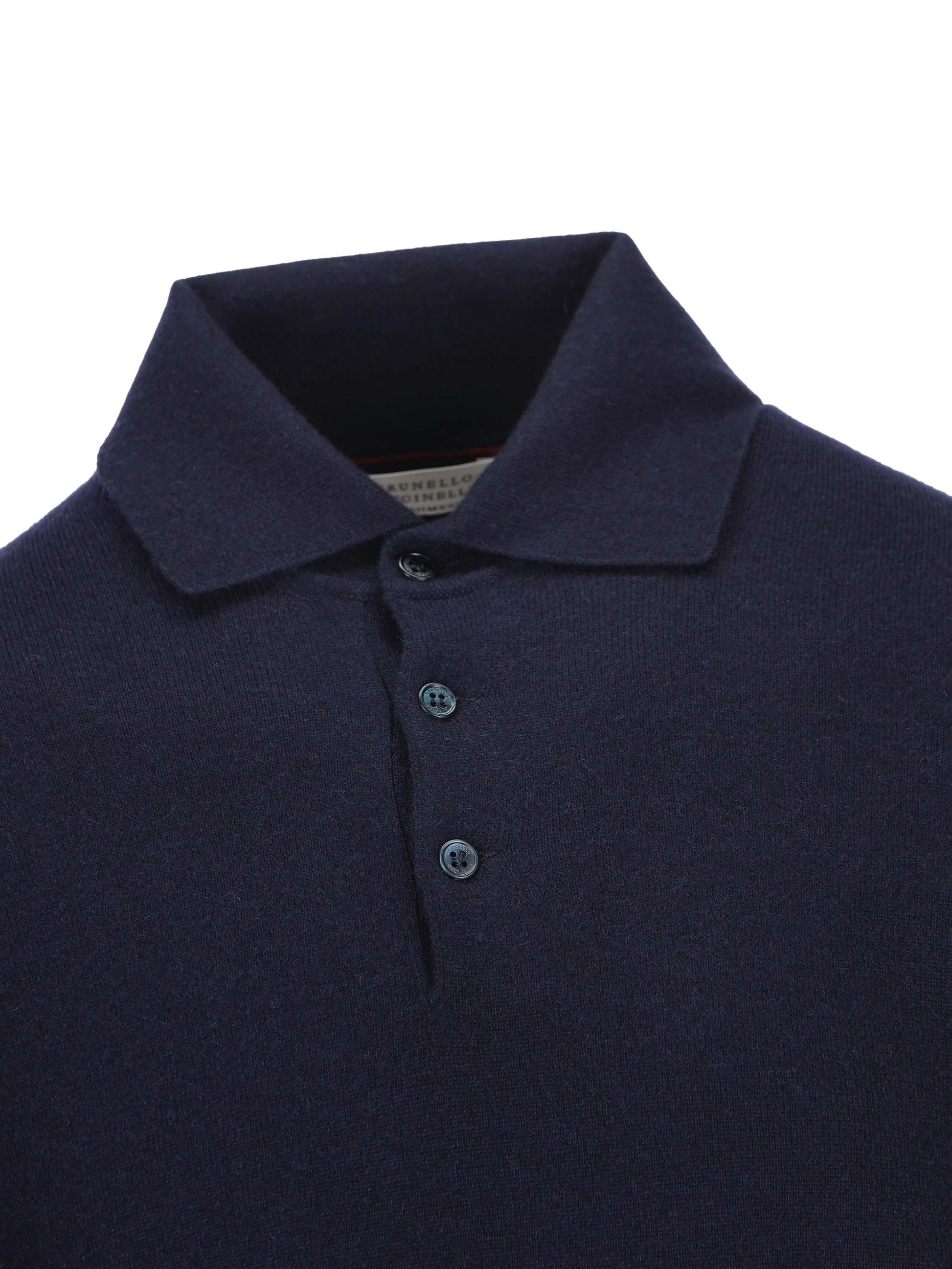 Polo in cashmere. M2200295 CW425 BRUNELLO CUCINELLI 