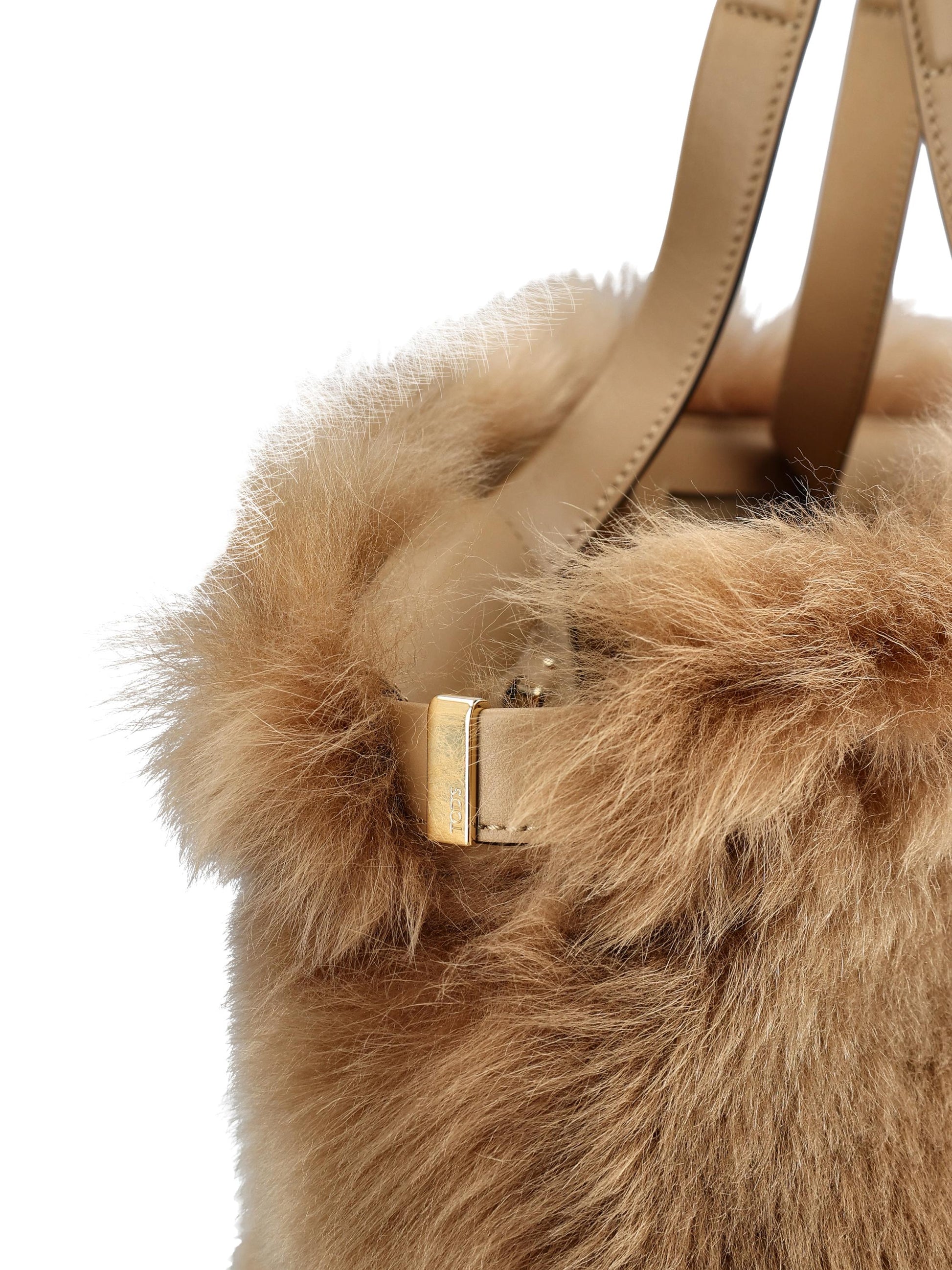 Borsa realizzata in pelliccia di agnello. XBWDBMAM250UQM C814 TOD'S 