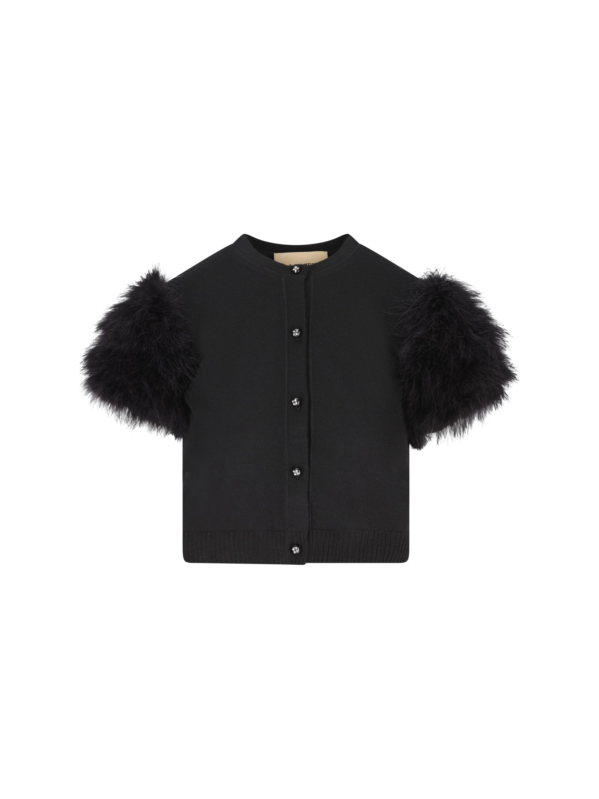 Cardigan realizzato in lana vergine. 8B3K400ZA5G 0NO VALENTINO GARAVANI 