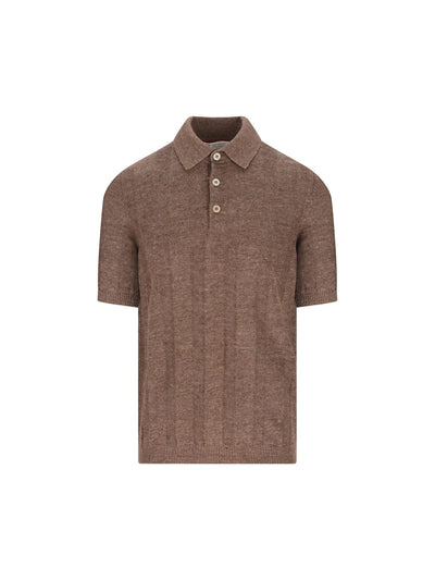 Polo realizzata in lino. M2L707815 CNO22 BRUNELLO CUCINELLI 