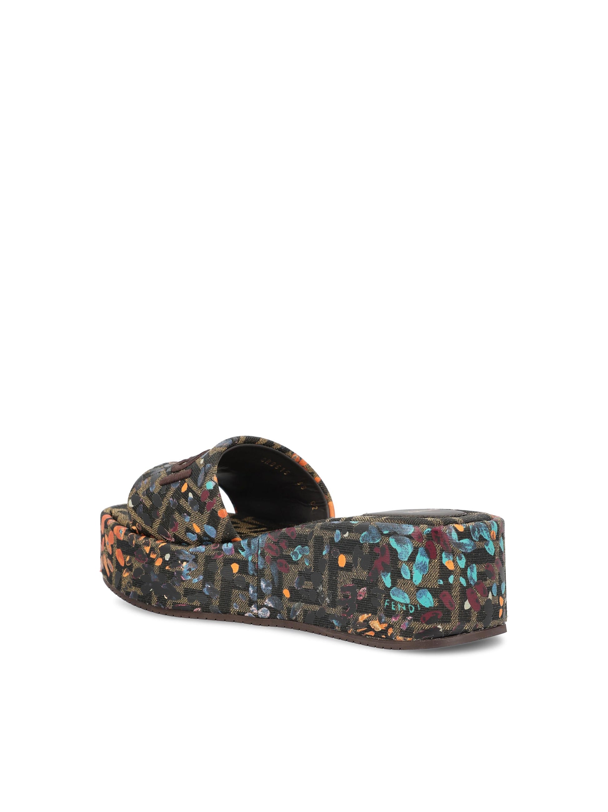 Slide realizzate in tessuto FF. 8R8515 AWD7F1V94 FENDI 