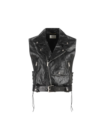 Gilet realizzato in pelle. 865045 YCUS21000 SAINT LAURENT 