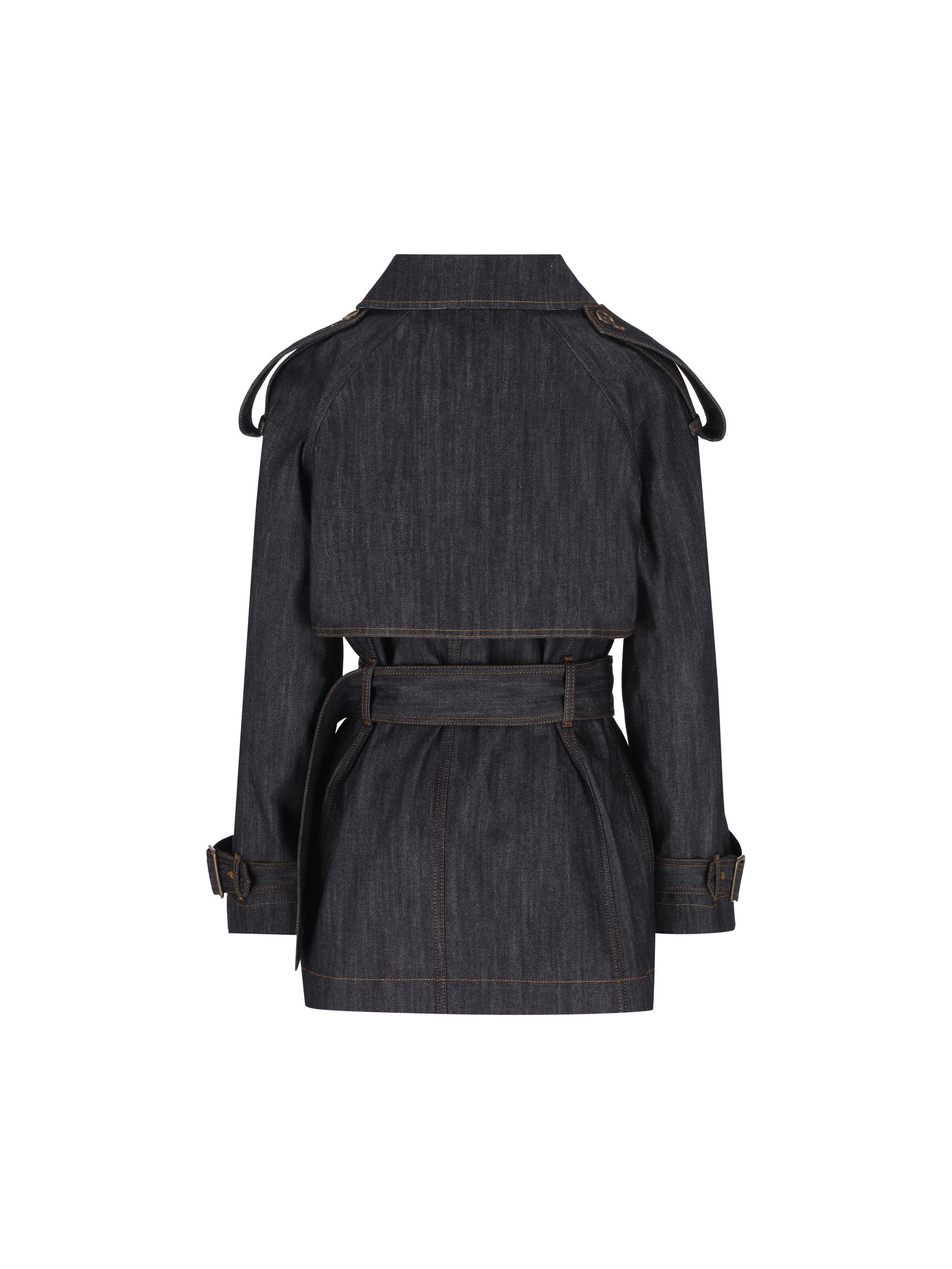 Trench realizzato in denim. 8126364 A1185 BURBERRY 