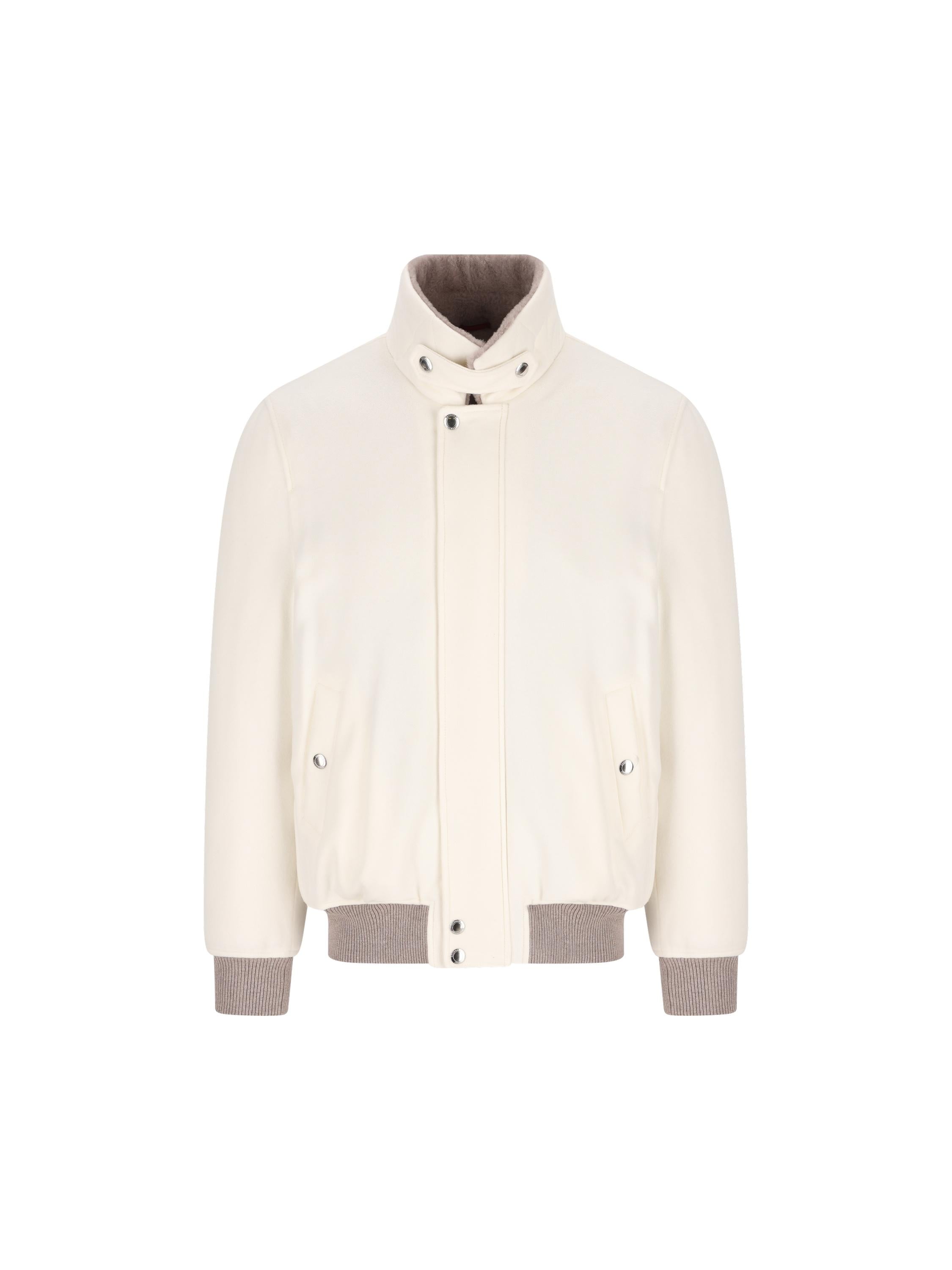 BRUNELLO CUCINELLI Kurtka lotnicza z kaszmiru – Franzkraler.com