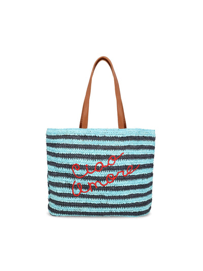 Tote bag in rafia. S25A03 2430 GIADA BENINCASA 