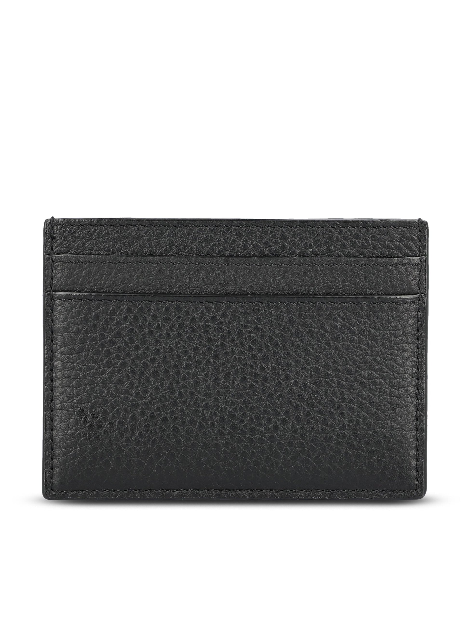 Portacarte realizzato in pelle martellata. 847951 AAET91000 SAINT LAURENT 