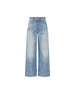 Jeans corti a vita alta in denim CH26SDP43252 40R CHLOE' 