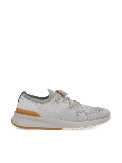 Sneakers realizzate in cotone e poliammide. MZUKISO250 CJN33 BRUNELLO CUCINELLI 