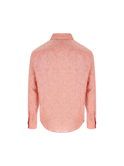 Camicia realizzata in lino. MM6840627Y C148 BRUNELLO CUCINELLI 