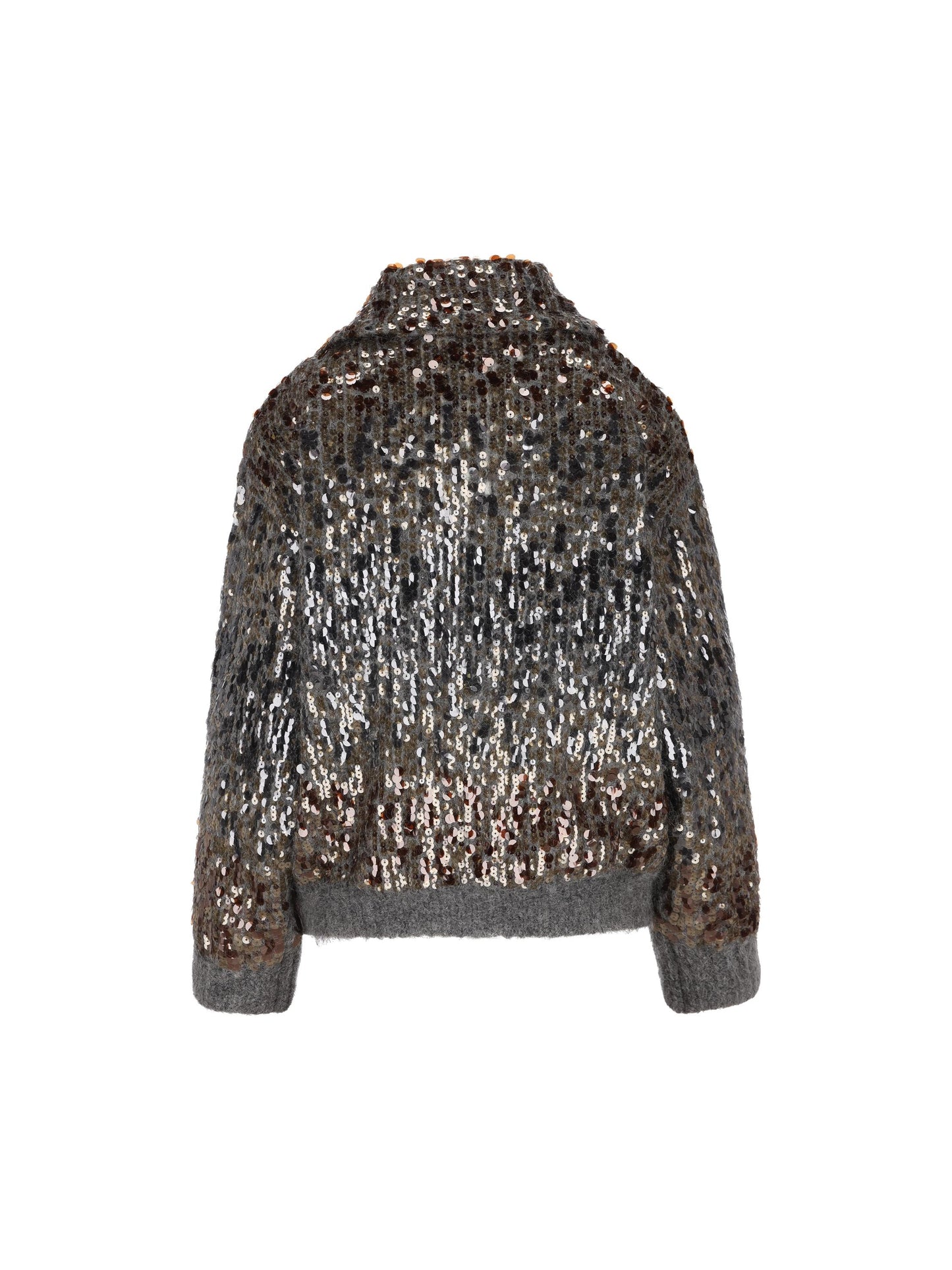 Cardigan realizzato in mohair. M1U375916 C9144 BRUNELLO CUCINELLI 