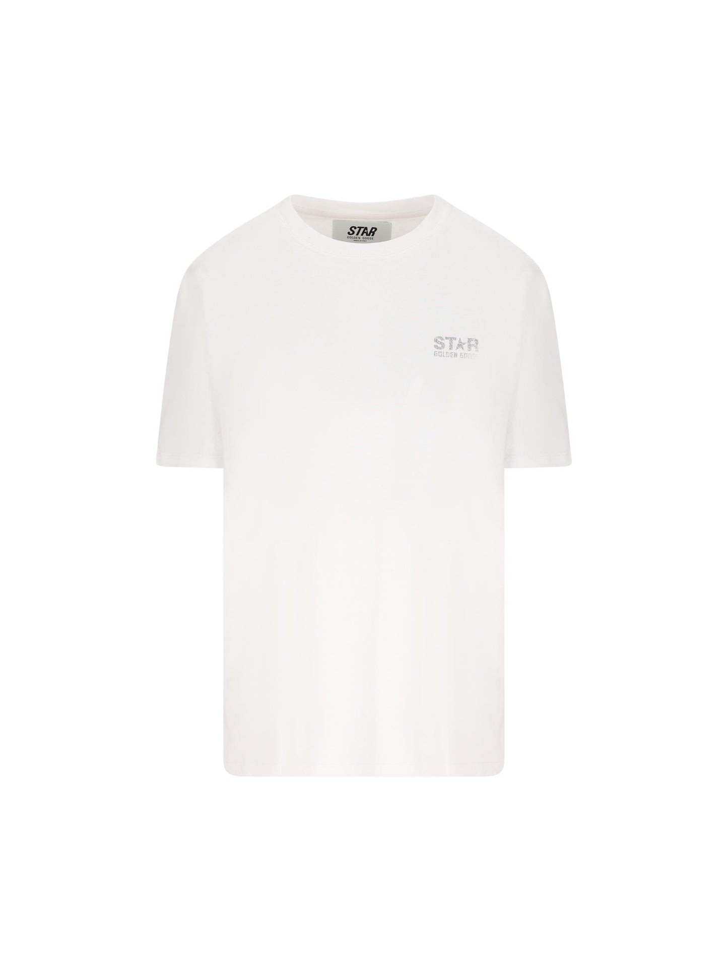 T-Shirt in cotone. GWP01220 P00088080185 GOLDEN GOOSE 