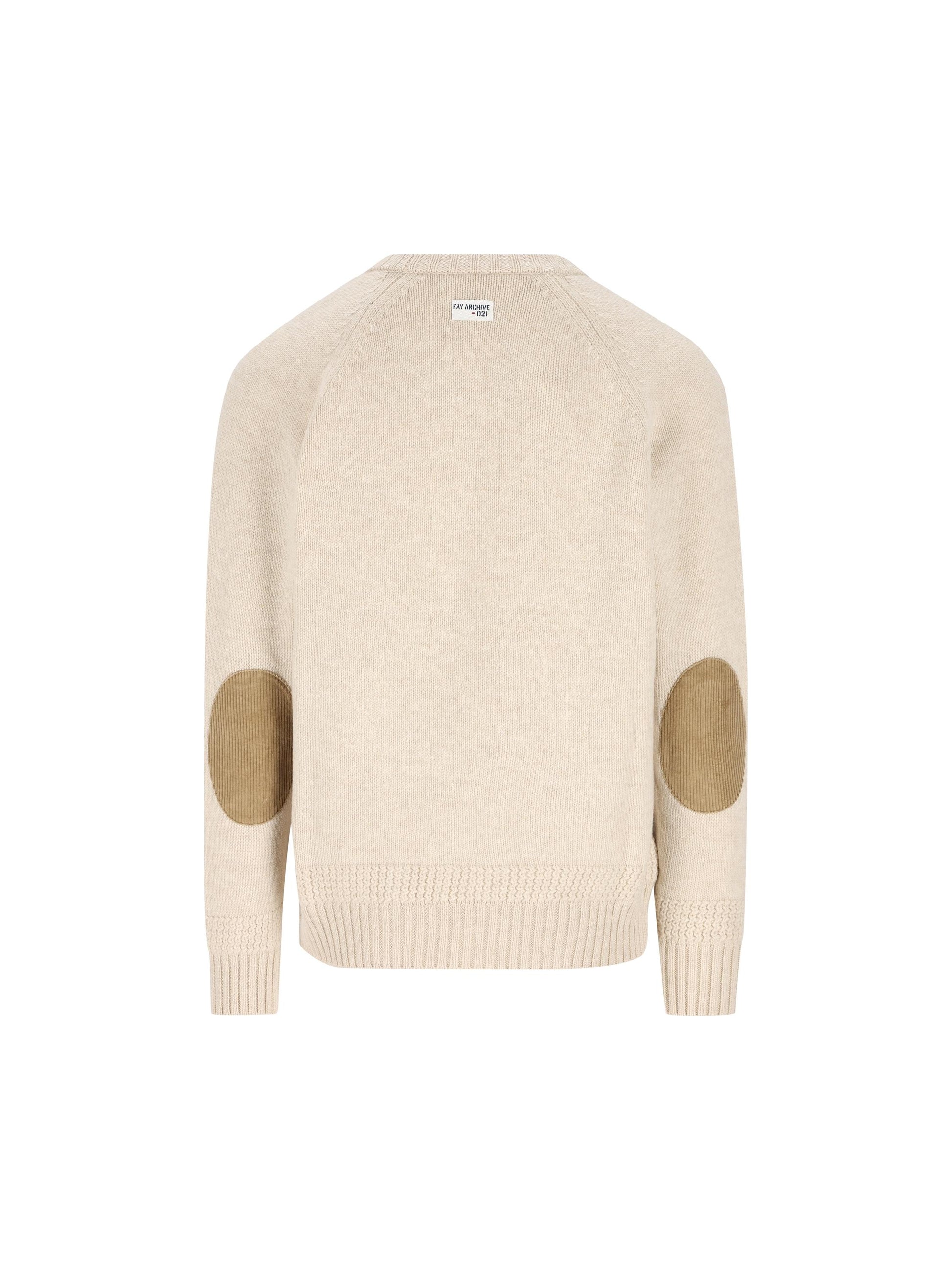 Pullover realizzato in lana. MMMC1512780WLC B005 FAY 