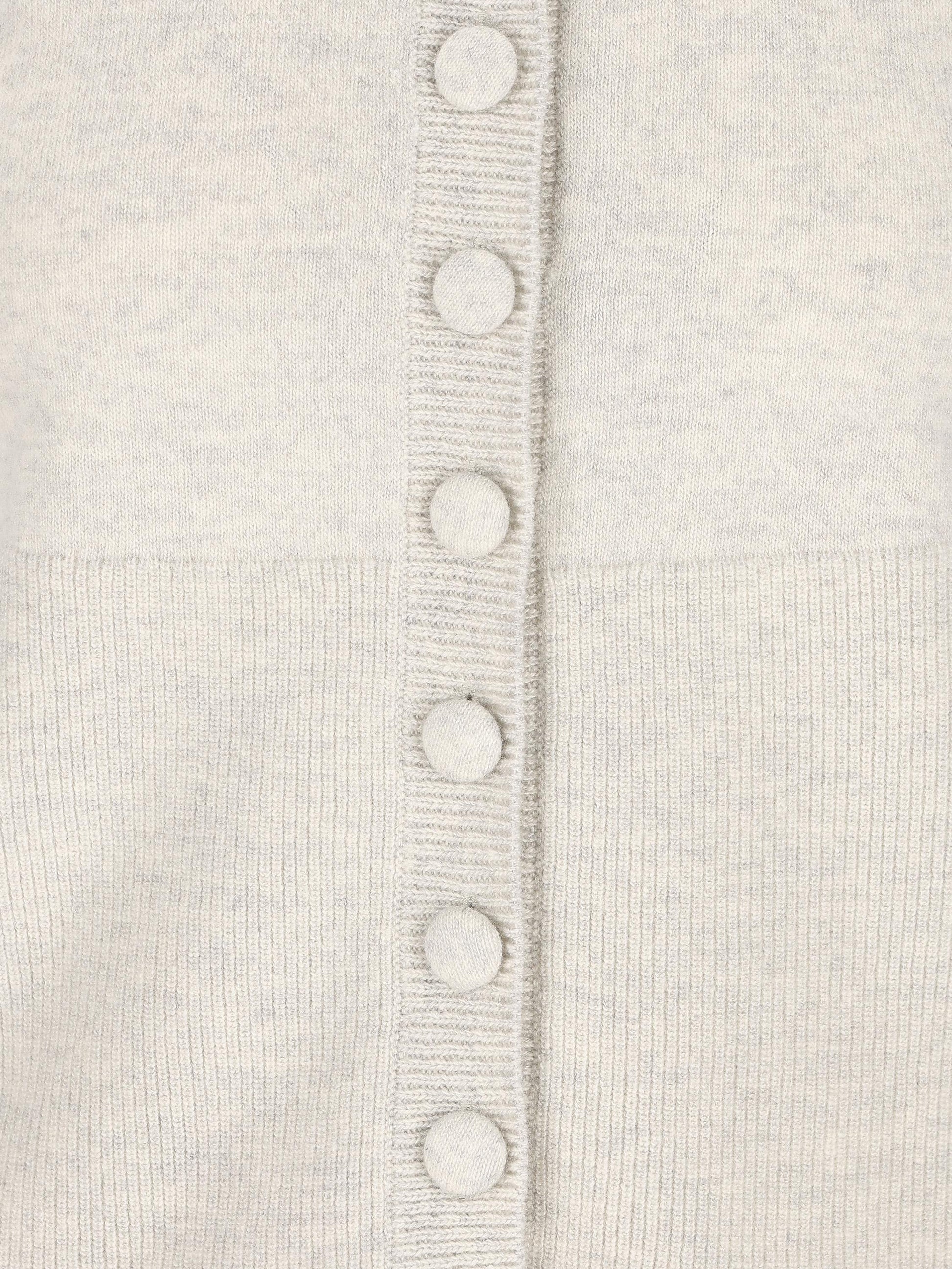 Cardigan aderente con logo in maglia di lana CH26SMC03530 00N CHLOE' 