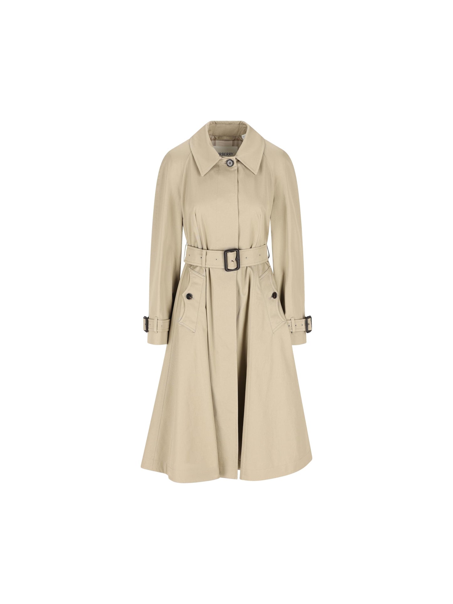 Car Coat Ellingham Fit-and-Flare in gabardine 8115037 C2247 BURBERRY 