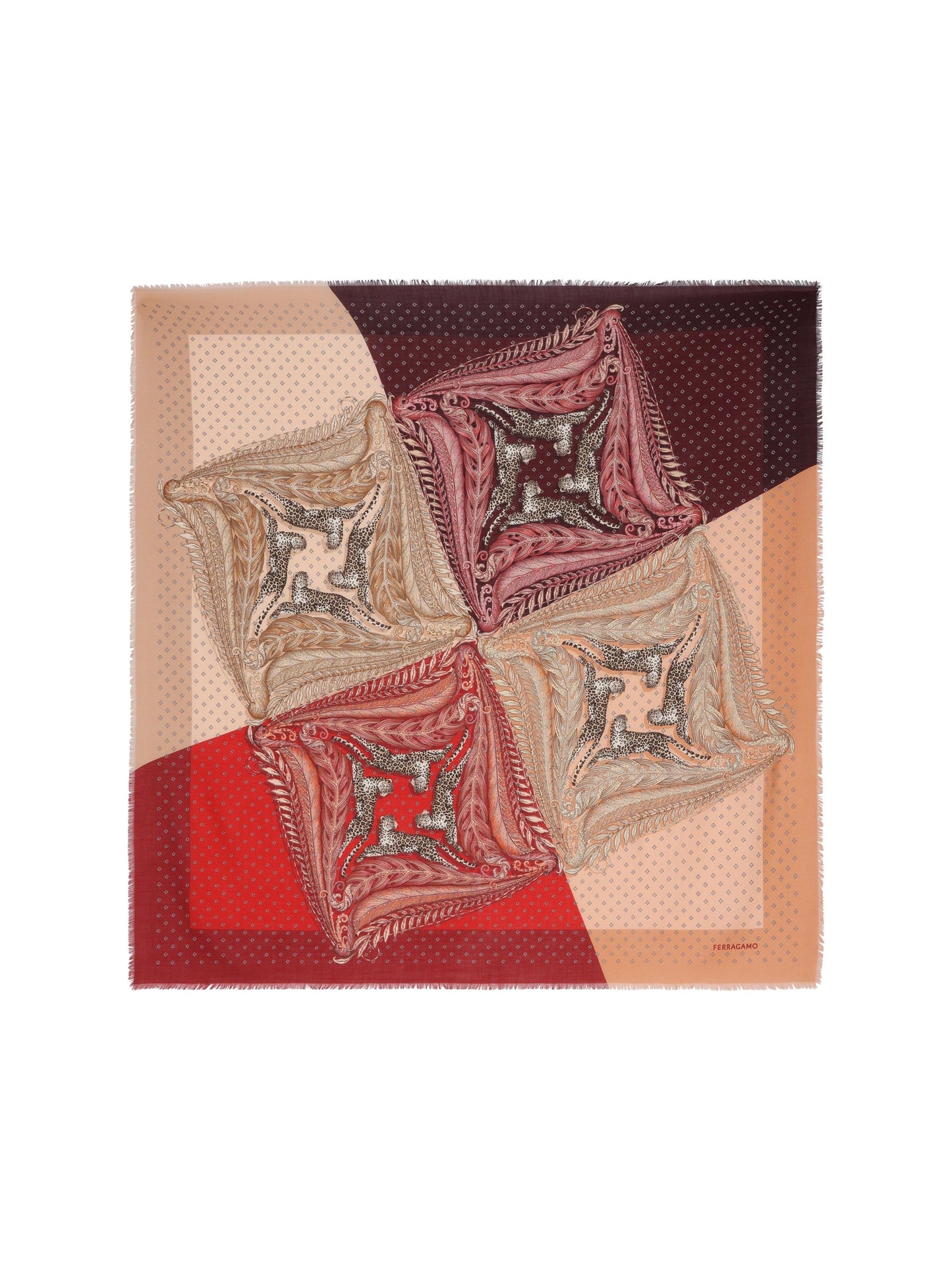 Stola realizzata in cashmere. 321155 785639001 SALVATORE FERRAGAMO 