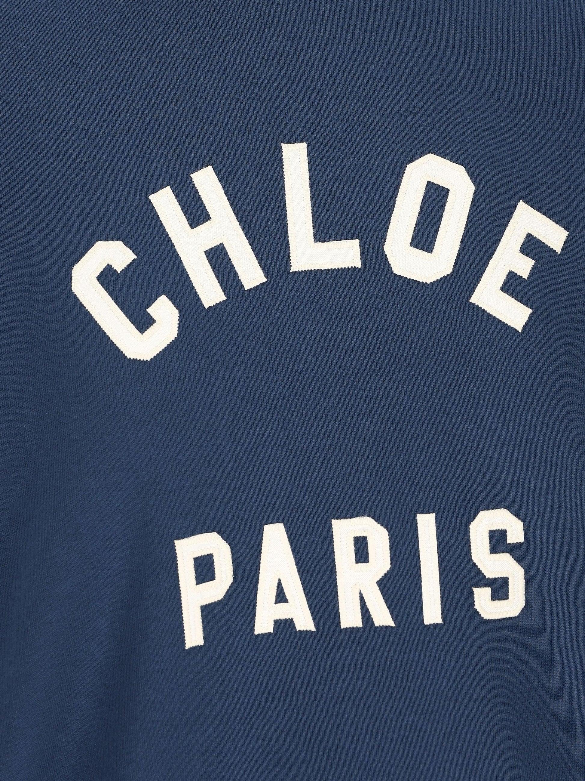 Pullover con collo a lupetto in pile di cotone. CH24AJH12192 4C6 CHLOE' 