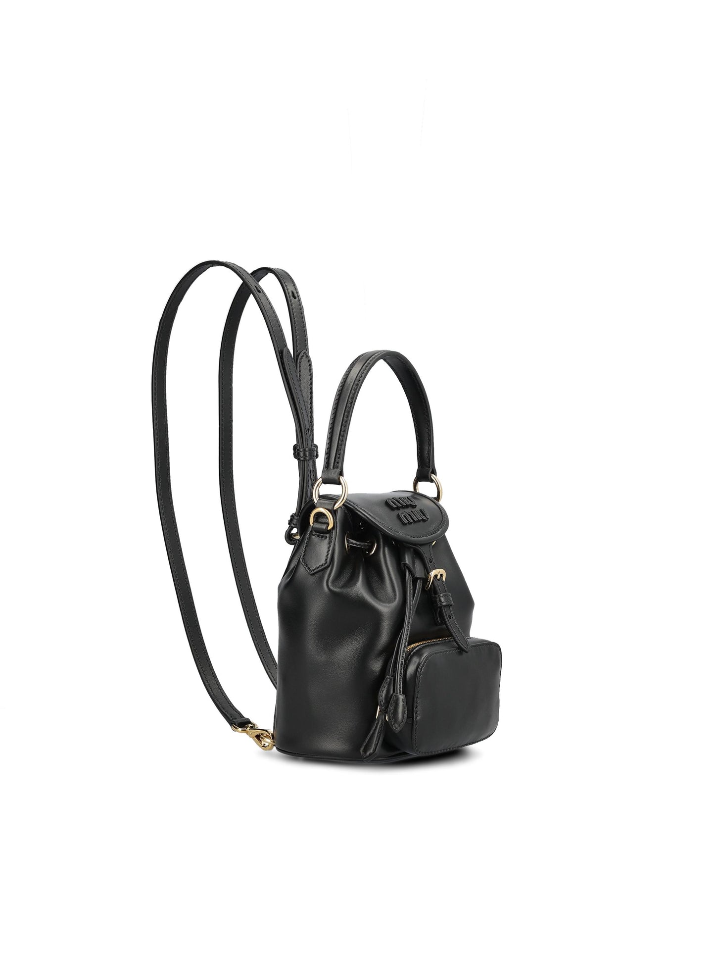 Zaino realizzato in pelle. 5BZ045 2CRWF0002 MIU MIU 