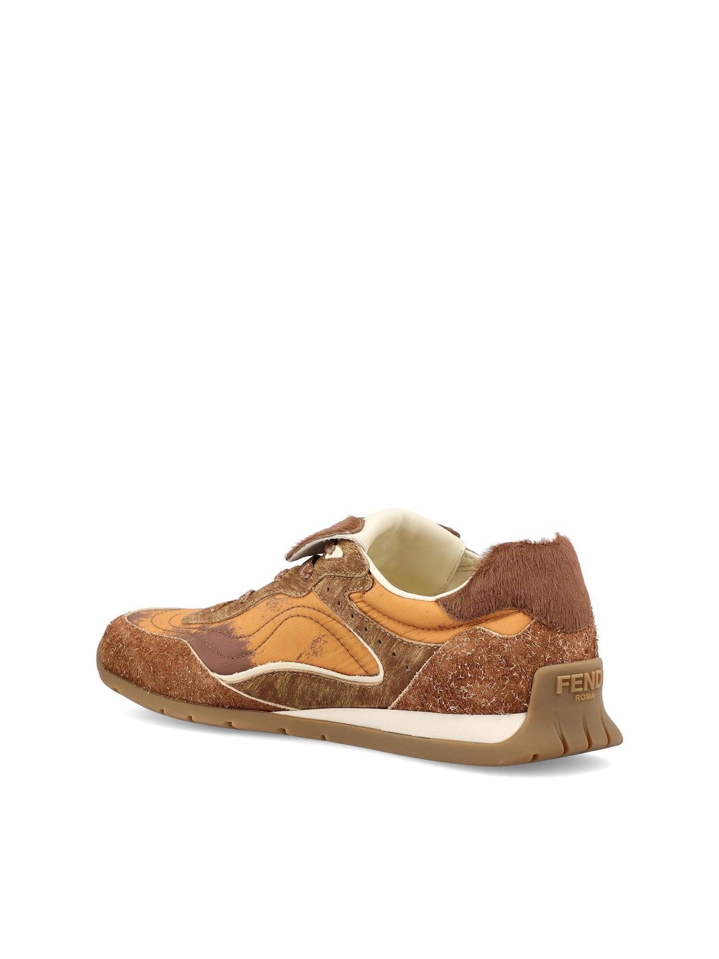 Sneakers realizzate in tessuto e pelle di vitello. 8E8820 AYC9F1TY7 FENDI 
