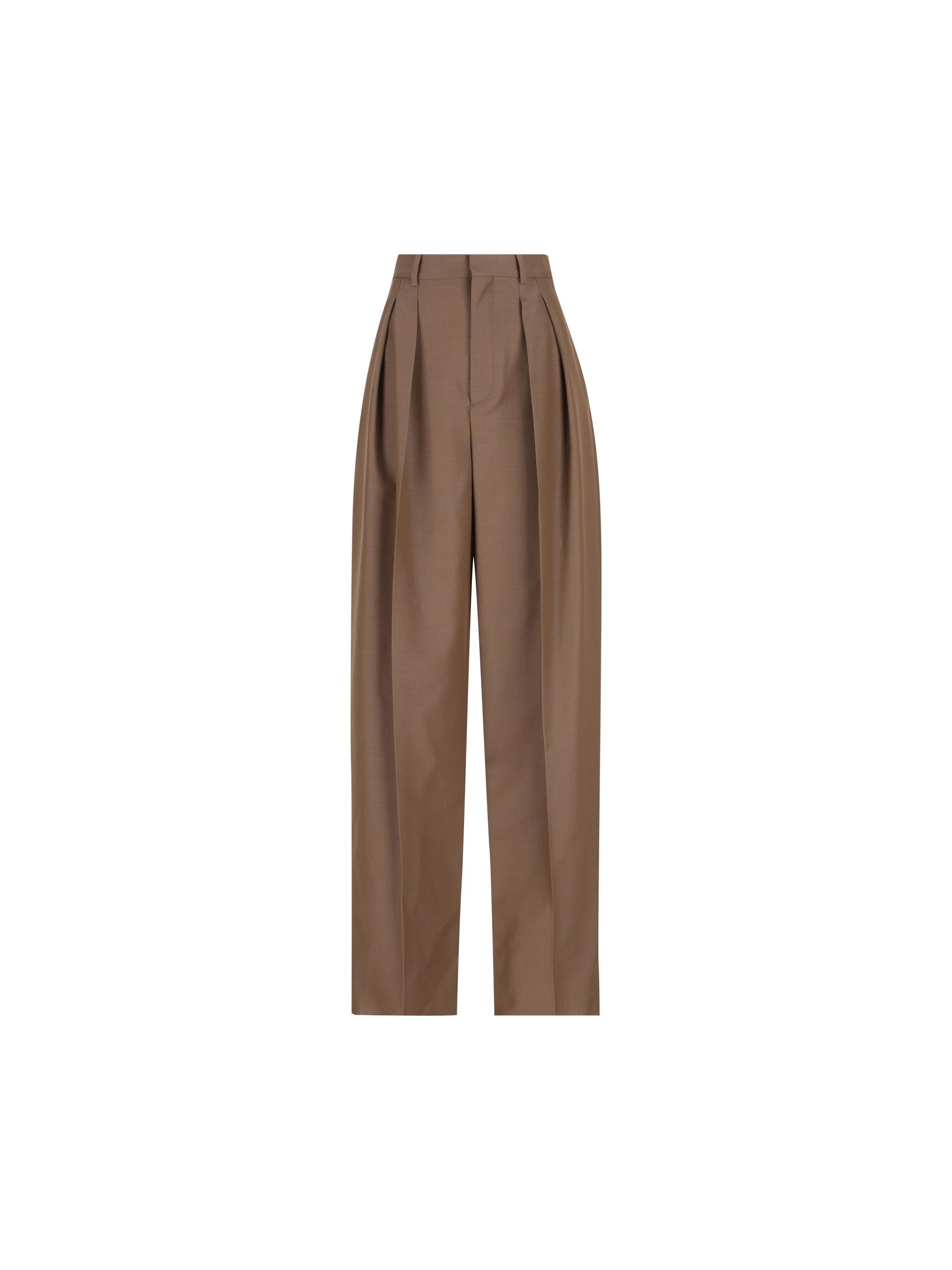 Pantaloni in lana e mohair. 854457 Y1N022055 SAINT LAURENT 