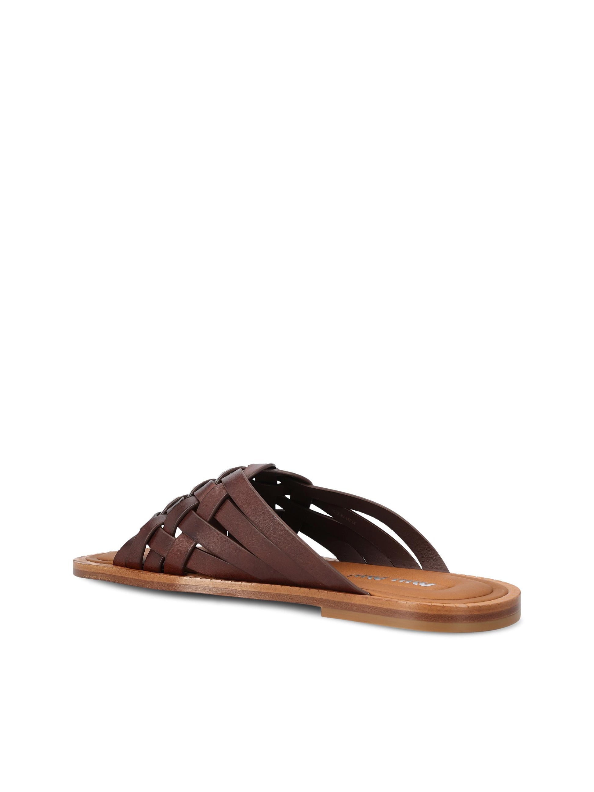 Sandali realizzati in pelle. 5XX678 3ZN8F0201 MIU MIU 