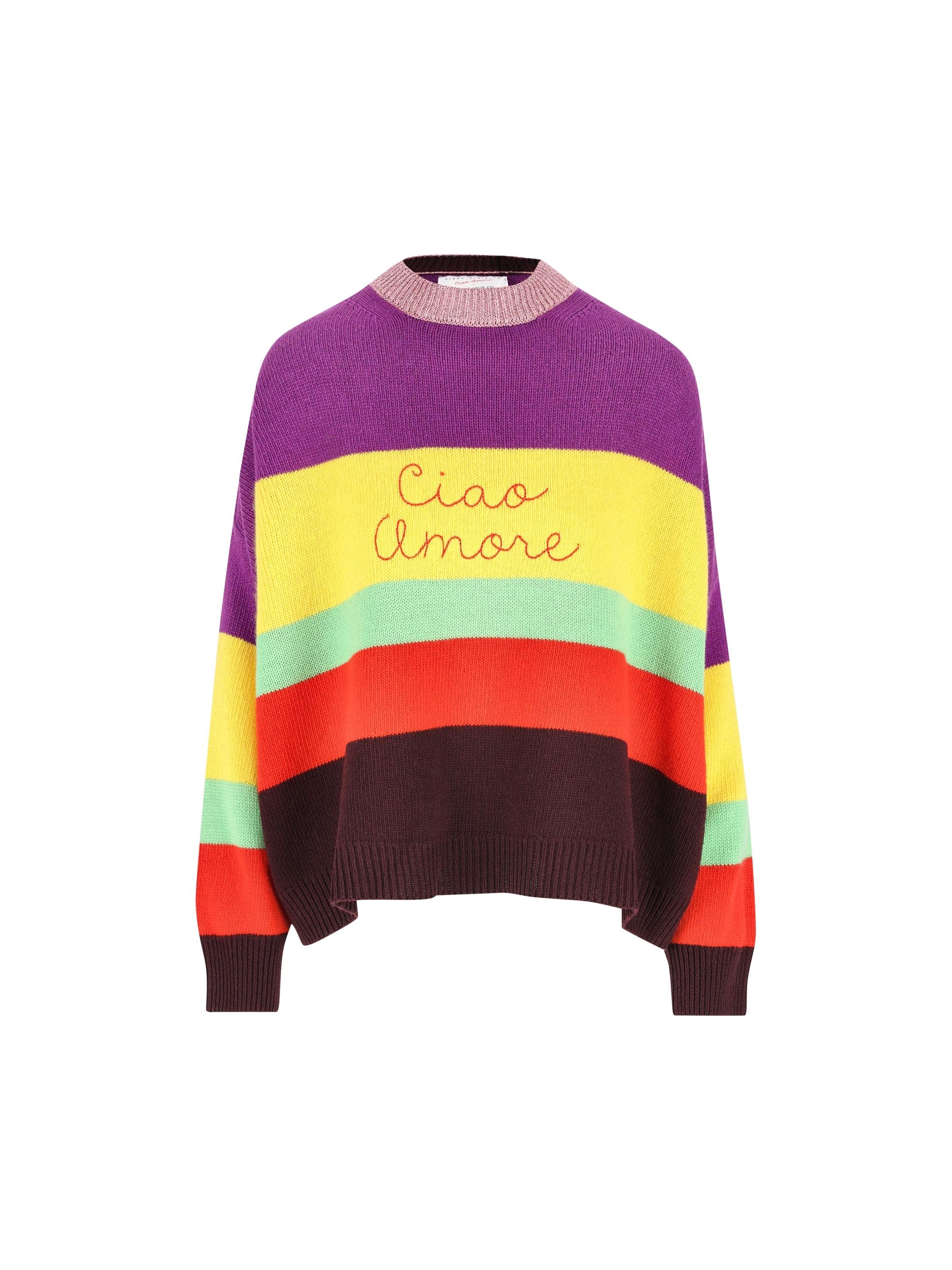 Maglia Maxi Stripes in lana. 2201 03 GIADA BENINCASA