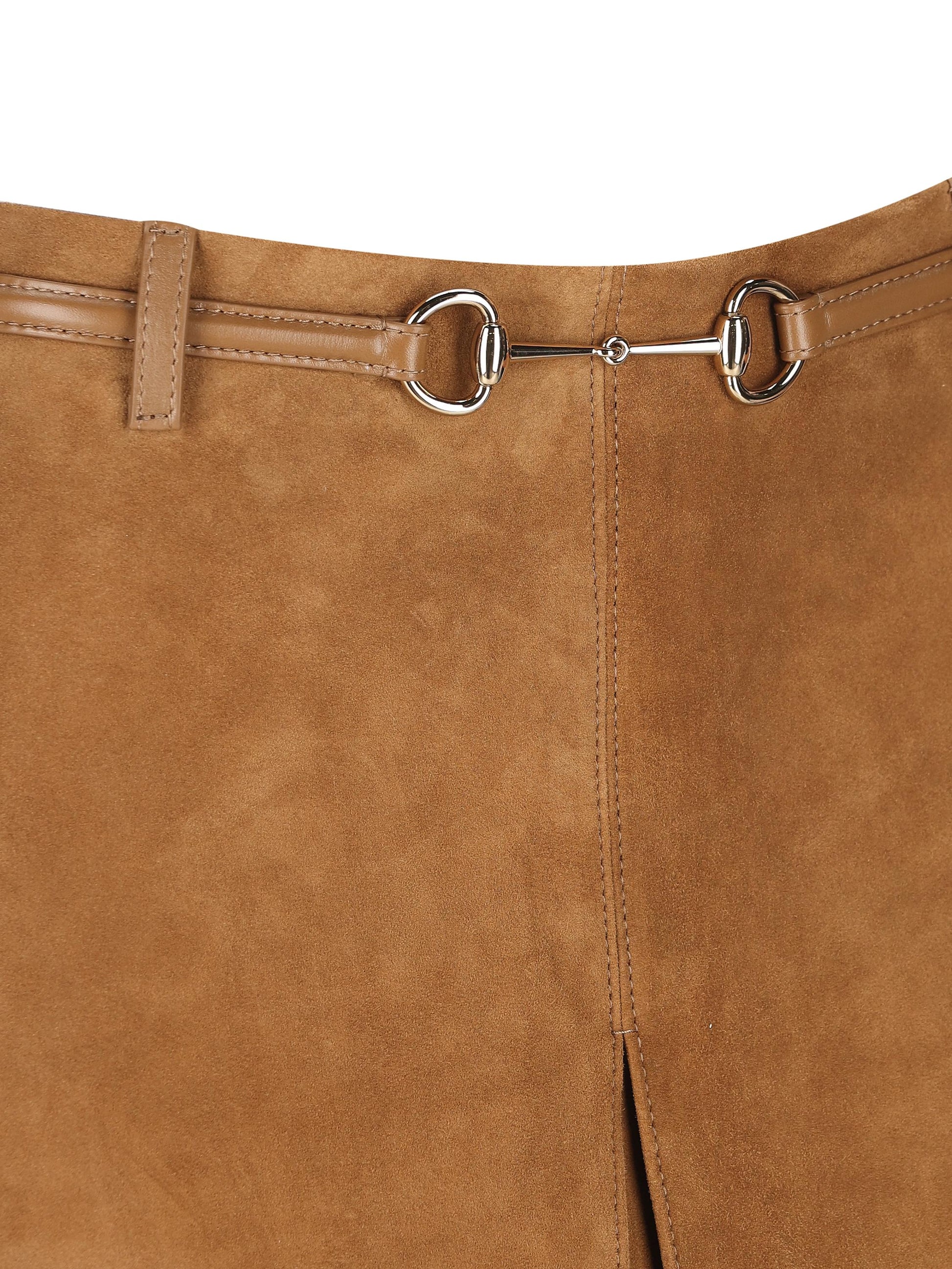 Gonna realizzata in pelle. 835480 XNA8L2535 GUCCI 