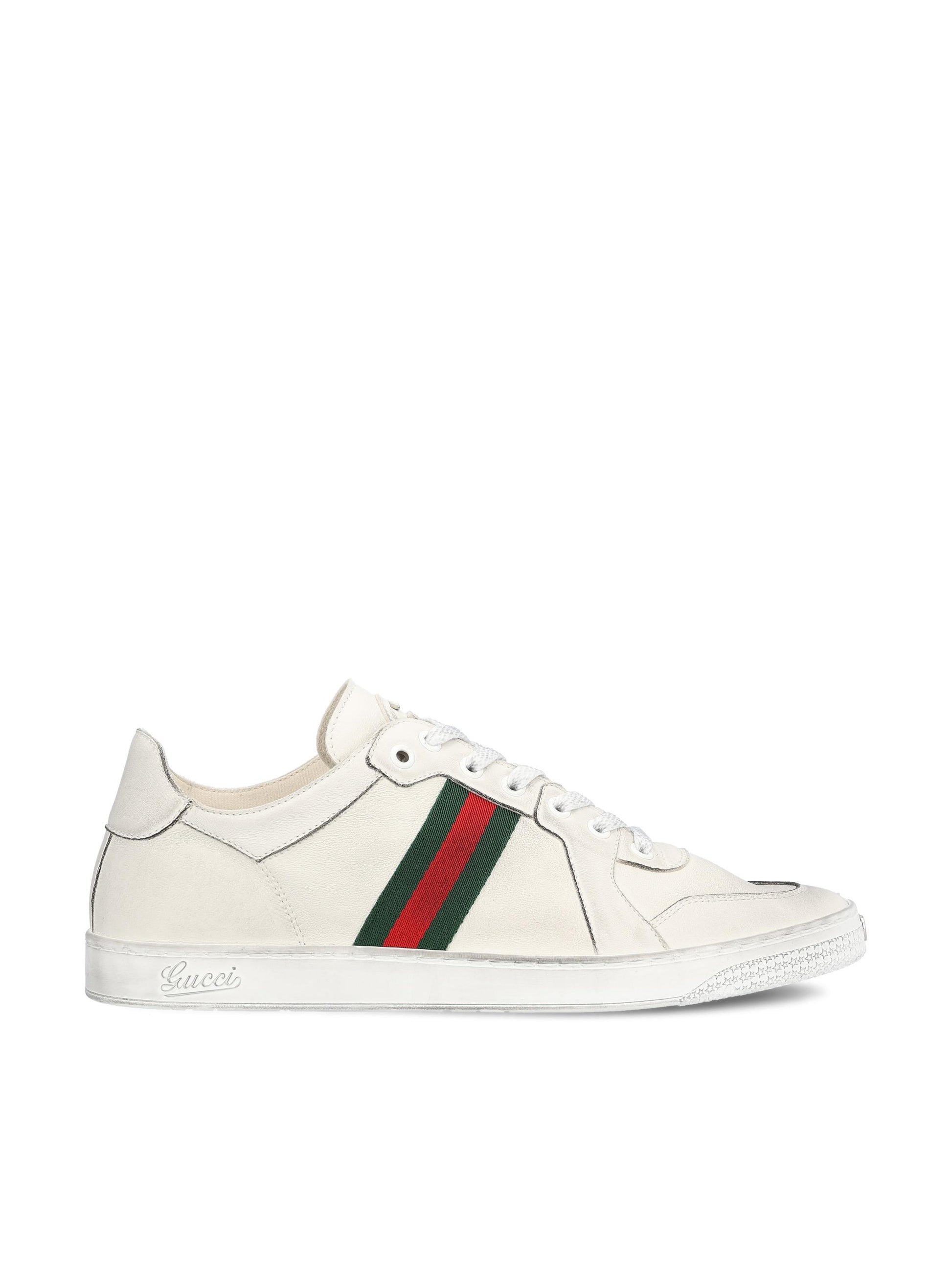 Sneakers realizzate in pelle. 864140 AAGFF9099 GUCCI 