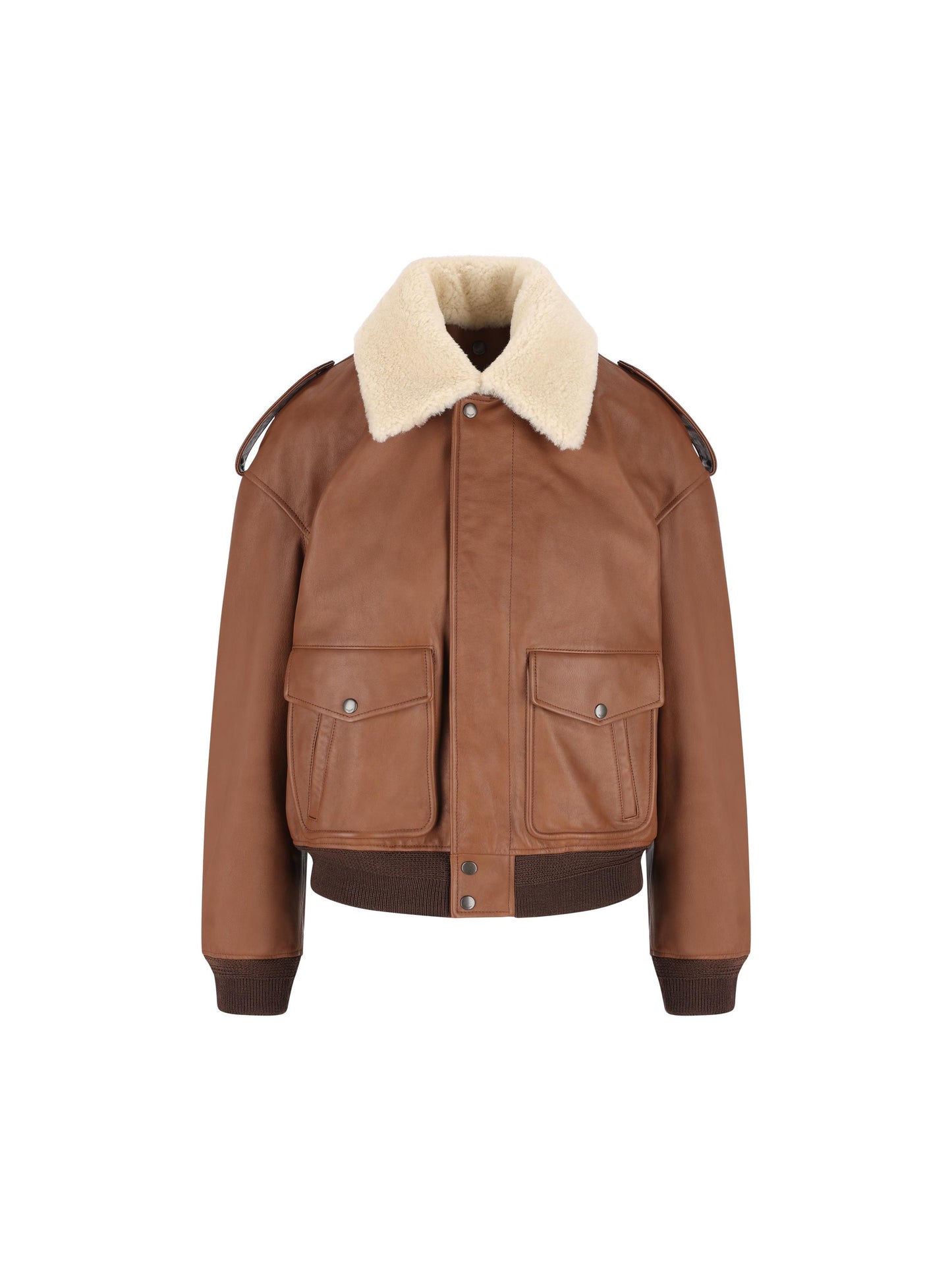 Bomber realizzato in pelle di vitello. 843525 YCTE22146 SAINT LAURENT 