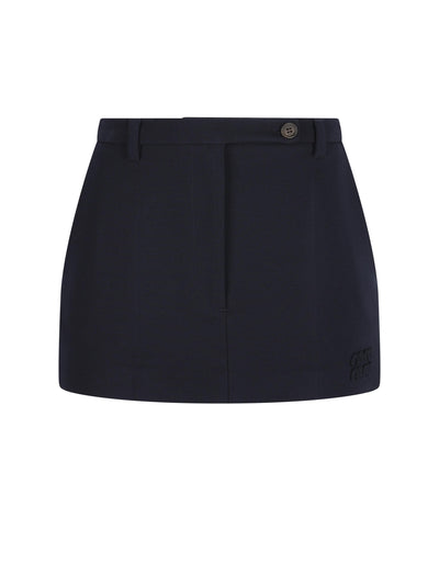 Minigonna realizzata in viscosa. MG2573 18FQF0008 MIU MIU 