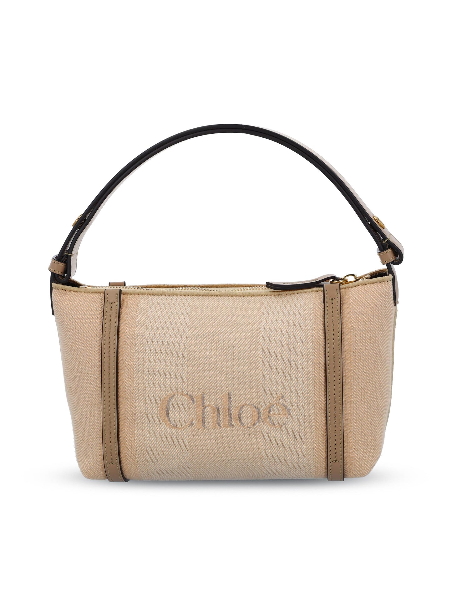 Borsa a spalla Chloé Carry in tela CH25UP566O65 26Y CHLOE' 