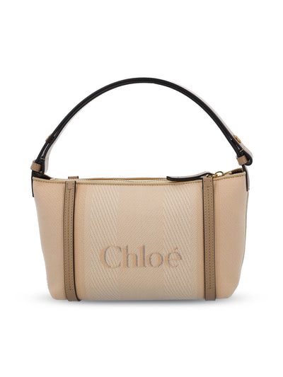 Borsa a spalla Chloé Carry in tela CH25UP566O65 26Y CHLOE' 