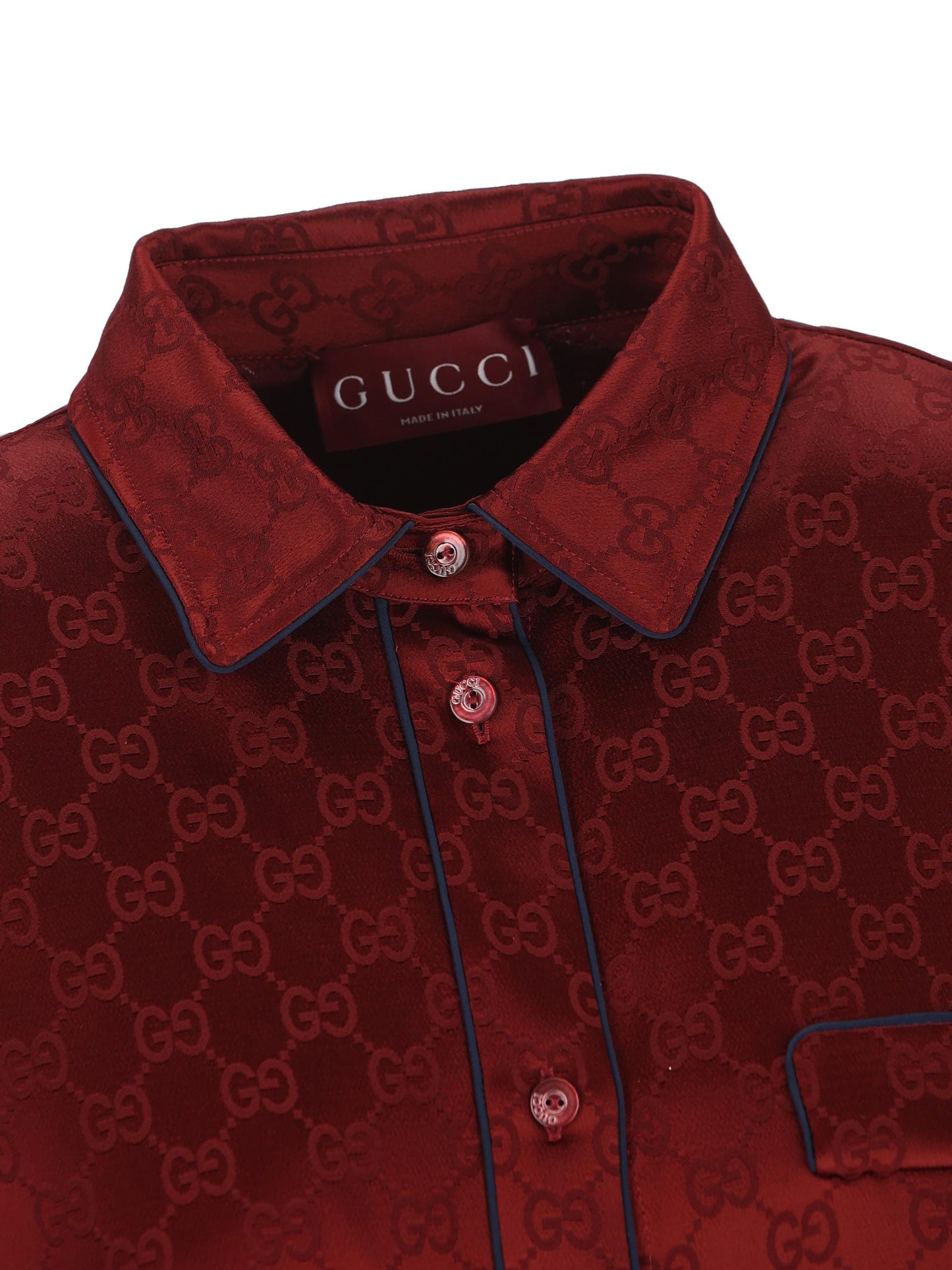 Camicia in viscosa jacquard GG 836292 Z7ADF6318 GUCCI 