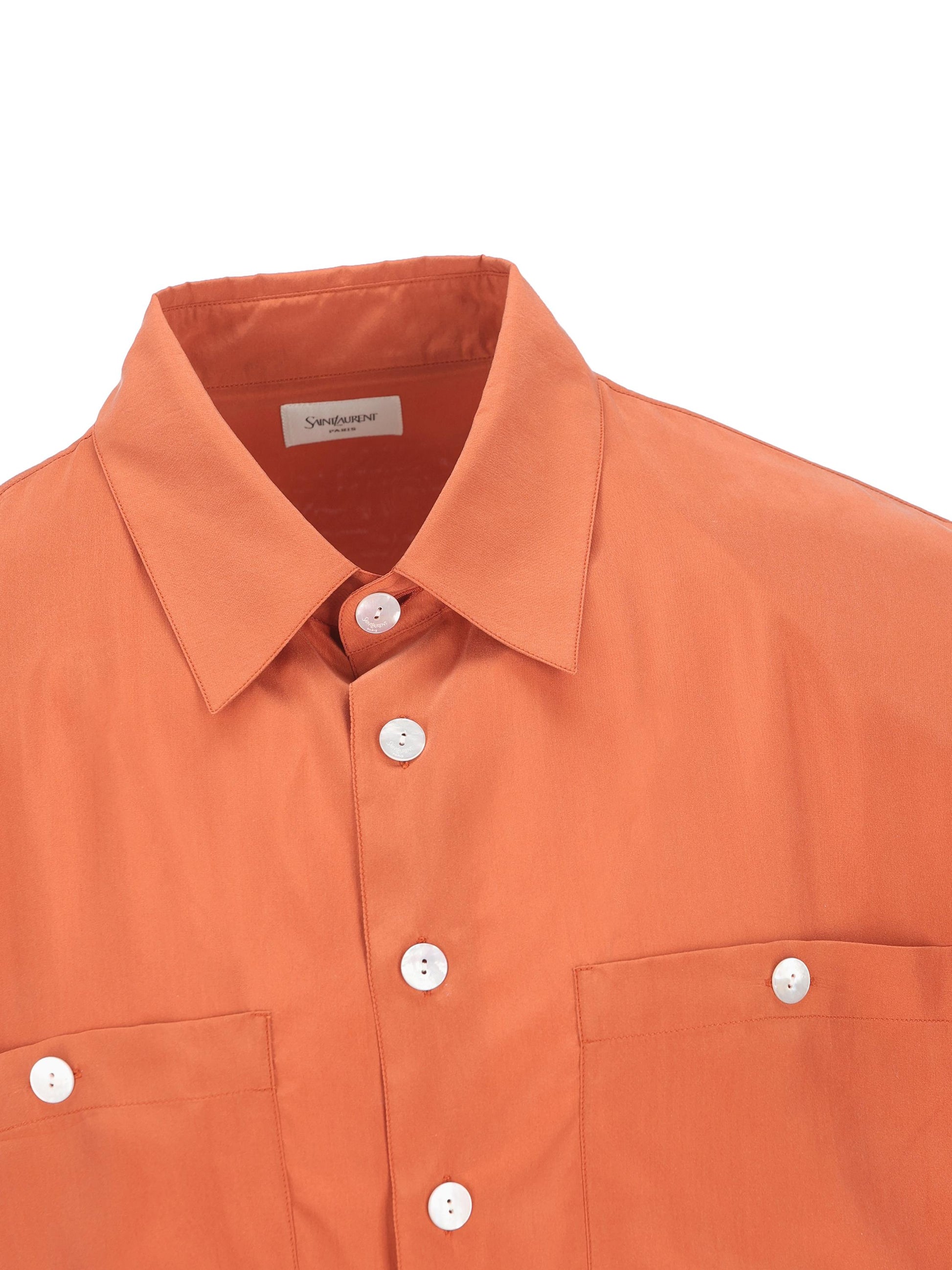 Maglia realizzata in seta. 854240 Y6J786550 SAINT LAURENT 