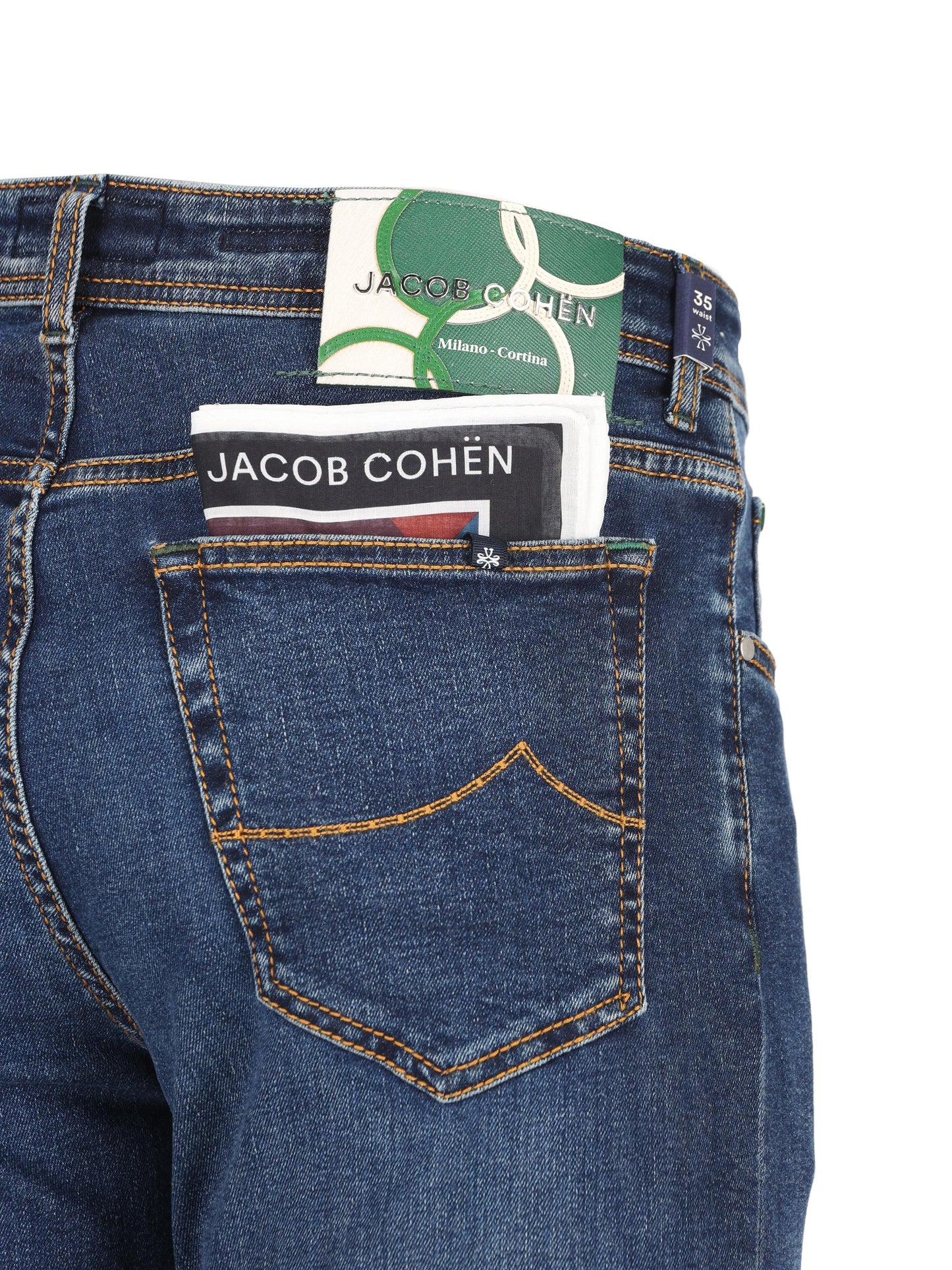 Jeans 5 tasche Bard regular-slim Fast in denim power stretch QM009066 P0024S1100D JACOB COHËN 
