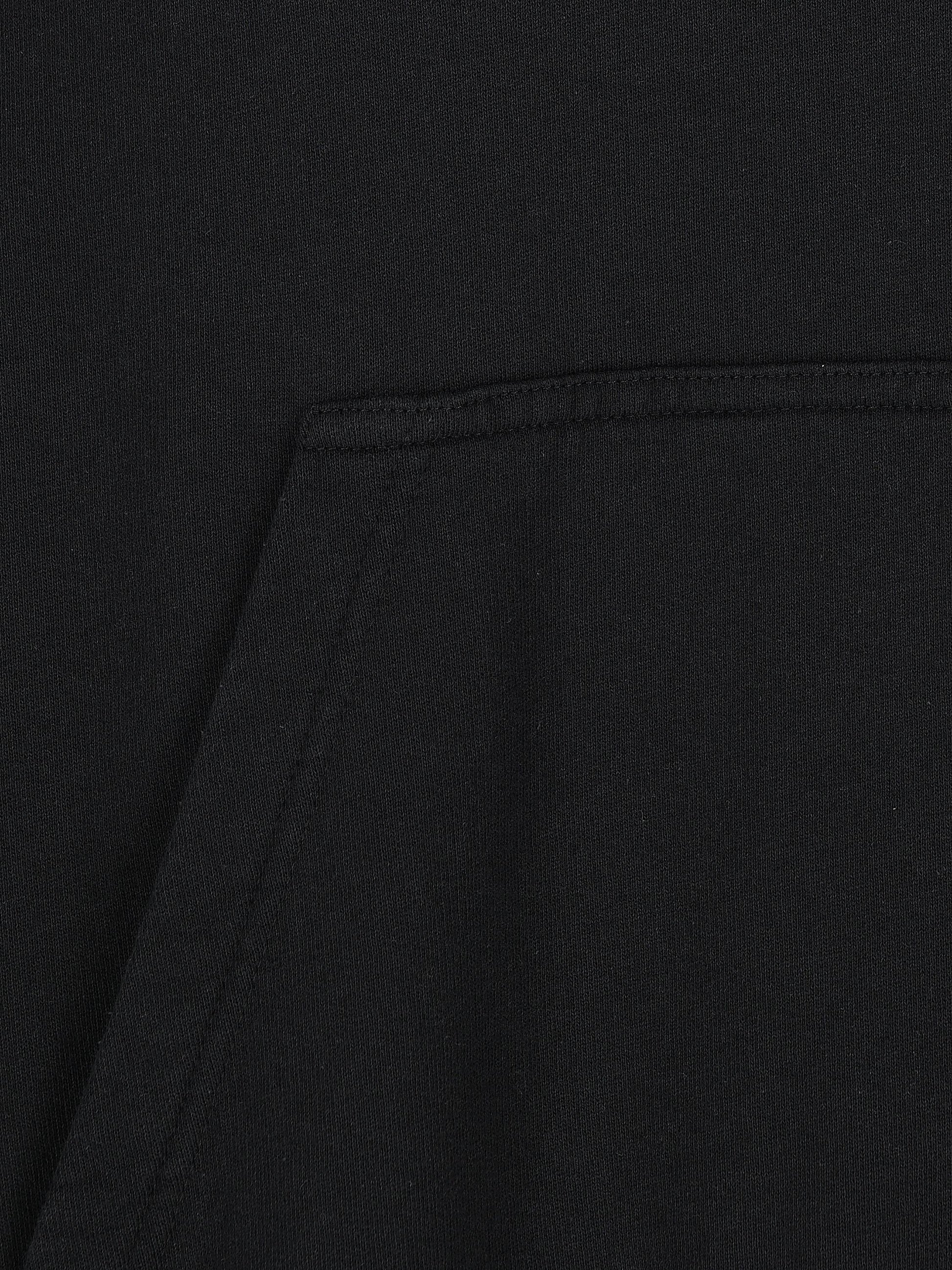 Hoodie Nano BB Medium Fit in nero délavé 767877 TSVO31083 BALENCIAGA 
