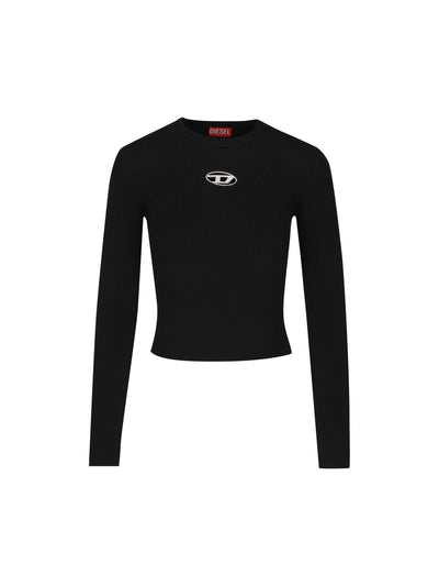 Top M-Valari a coste in viscosa con Oval D. A15328 0DLAX9XX DIESEL 