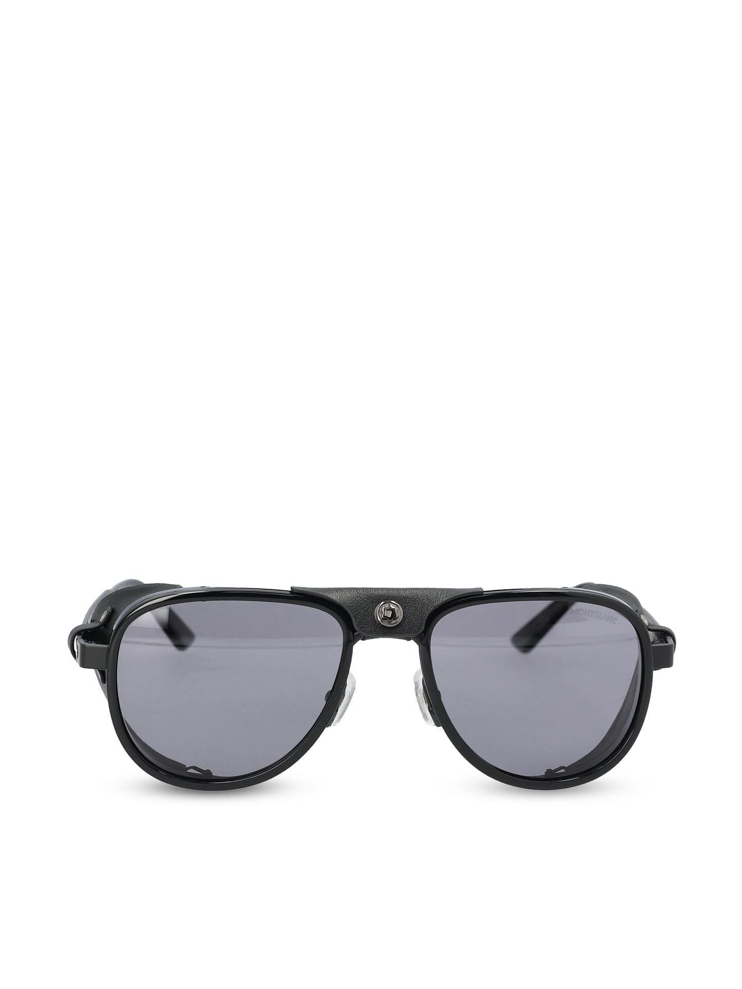 Occhiali da sole realizzati in metallo. MB0455S BLACK-BLACK-SMOKE MONTBLANC 