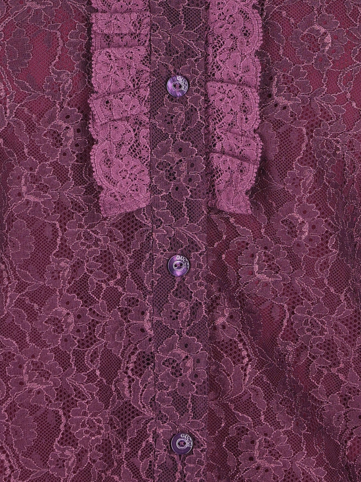 Camicia realizzata in pizzo<BR/> 854518 ZAUMU5533 GUCCI 