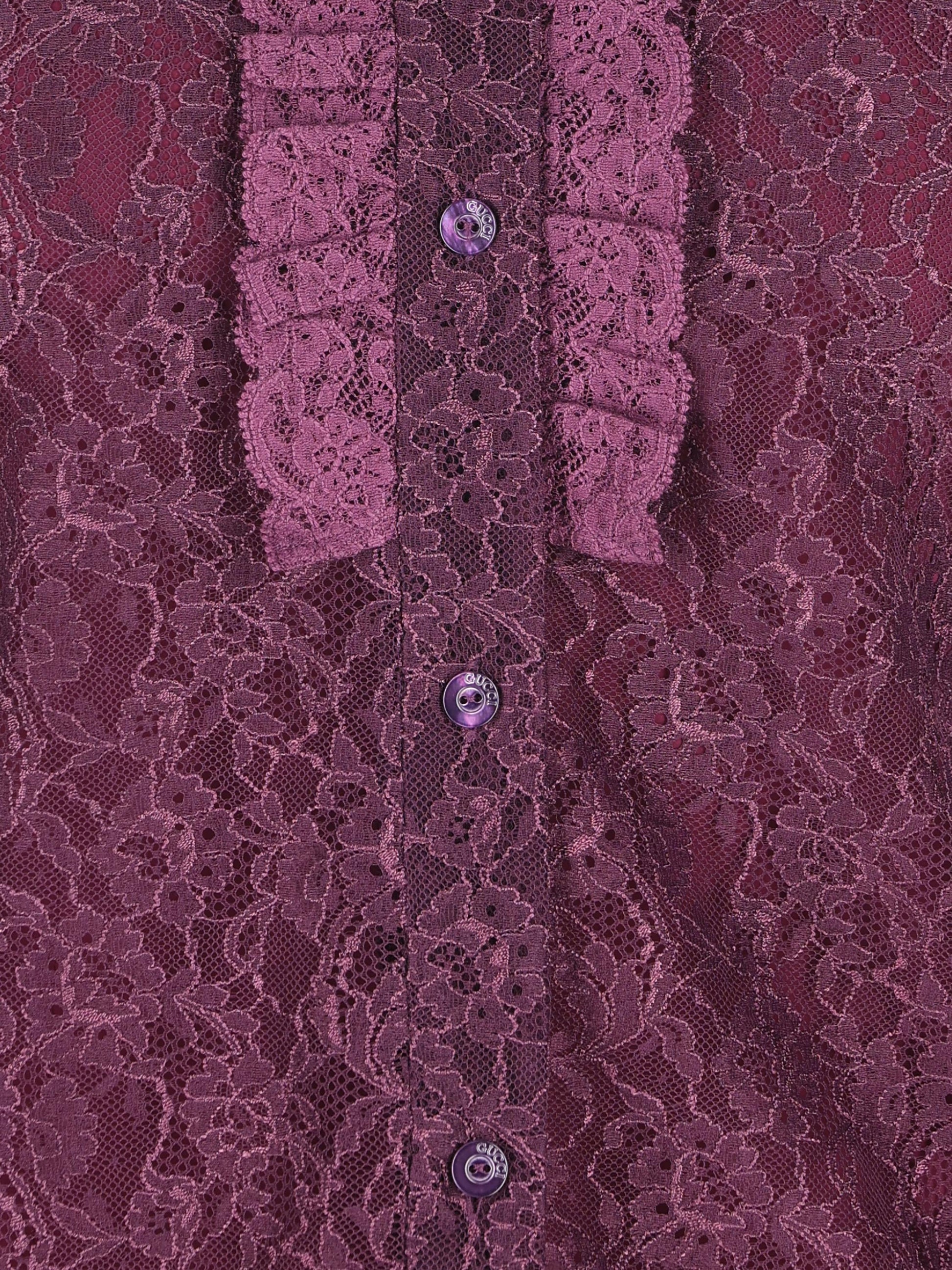 Camicia realizzata in pizzo<BR/> 854518 ZAUMU5533 GUCCI 