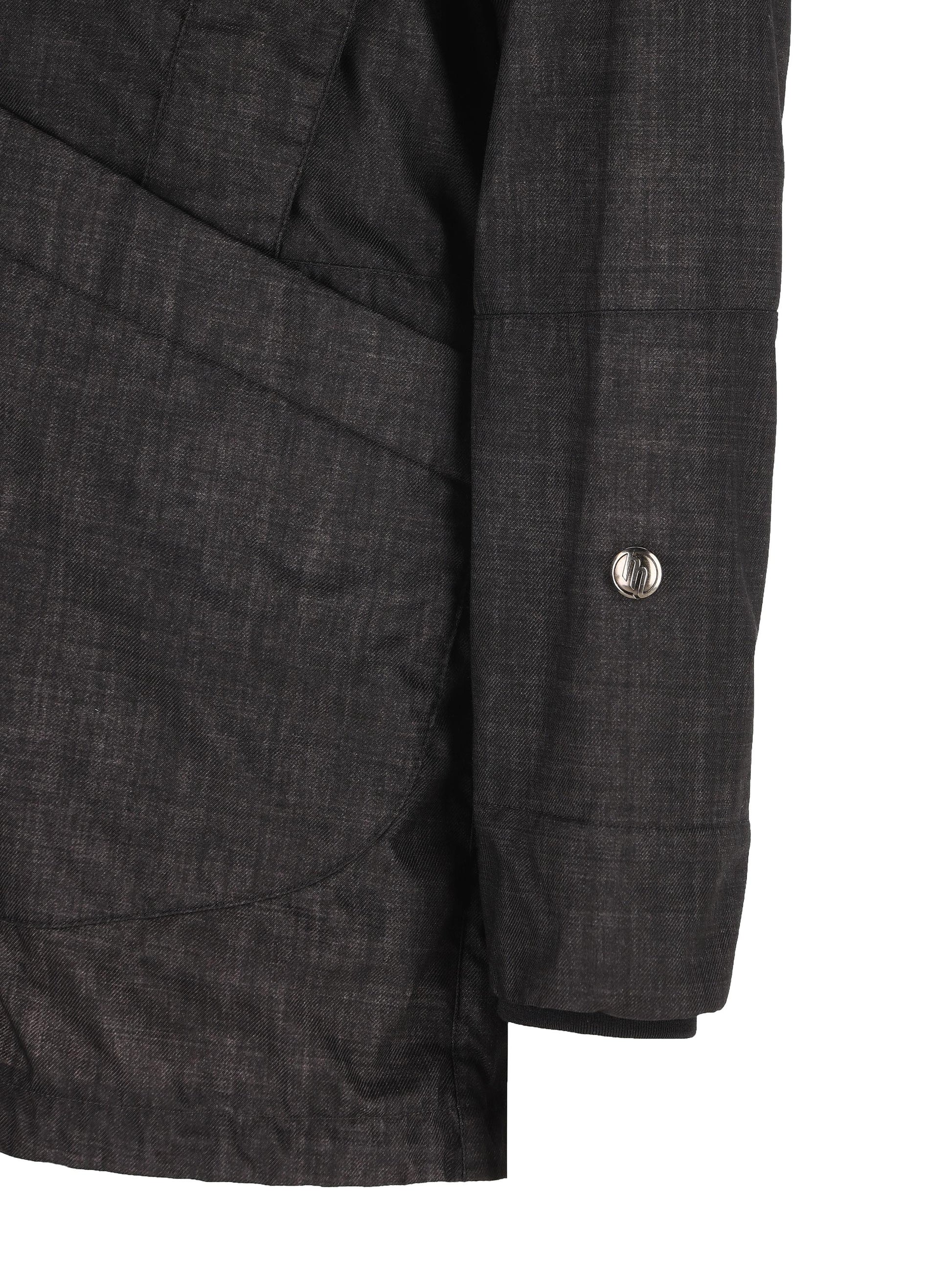 Giacca in lana resinata. 19MMOW029A 006255G999 MASSIMO OSTI STUDIO 