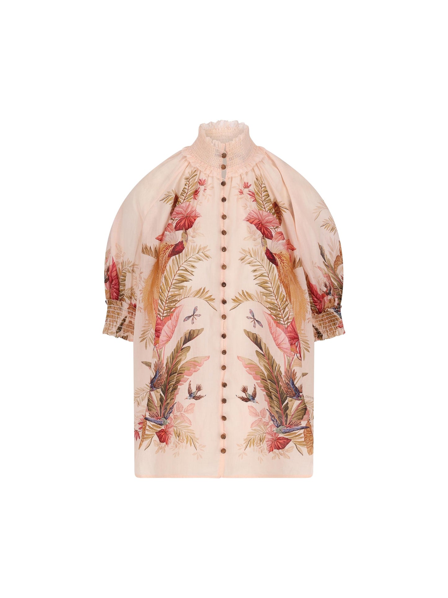 Camicia in ramiè 4556TSS253 CRMPLMFLO ZIMMERMANN 