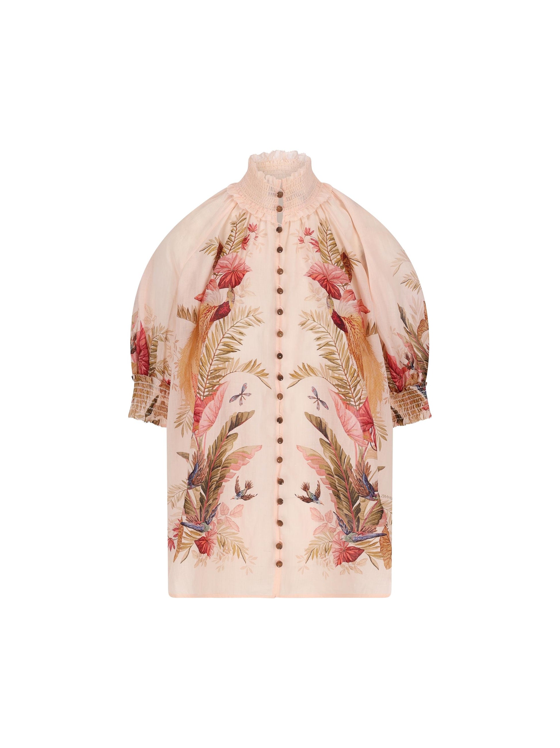 Camicia in ramiè 4556TSS253 CRMPLMFLO ZIMMERMANN 