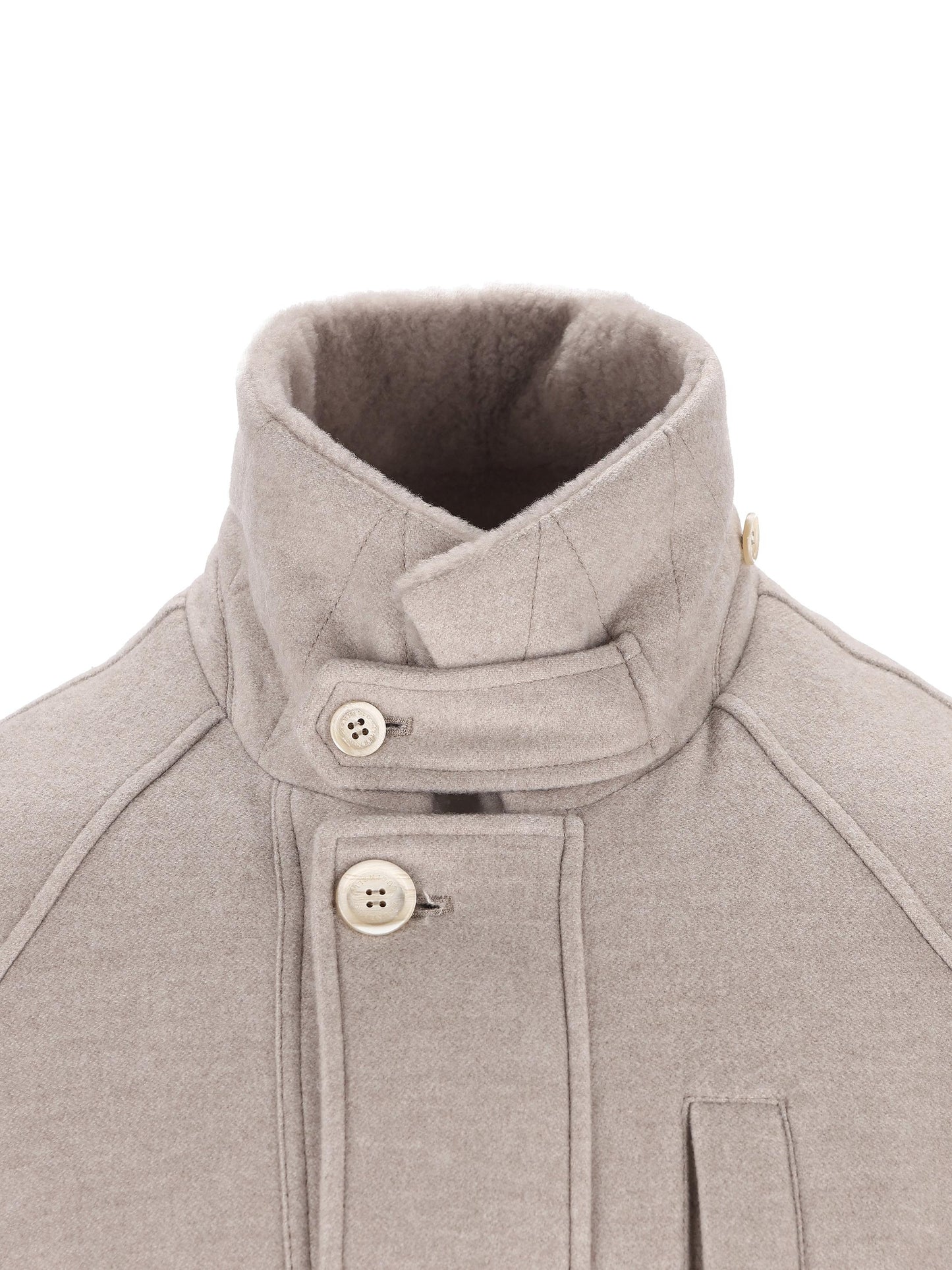 Cappotto realizzato in cashmere. MT4016390 C2421 BRUNELLO CUCINELLI 