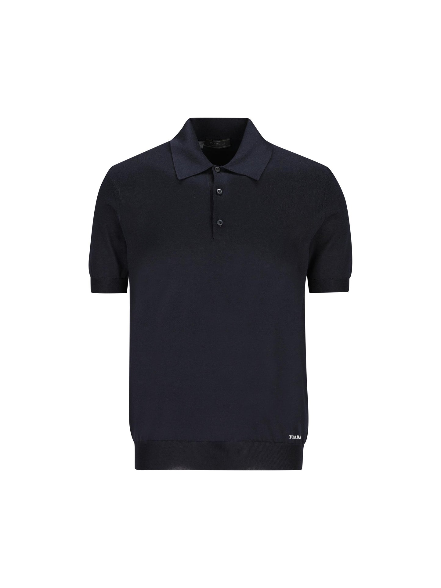 Polo realizzata in seta riciclata. UMB925 16AIF0008 PRADA 