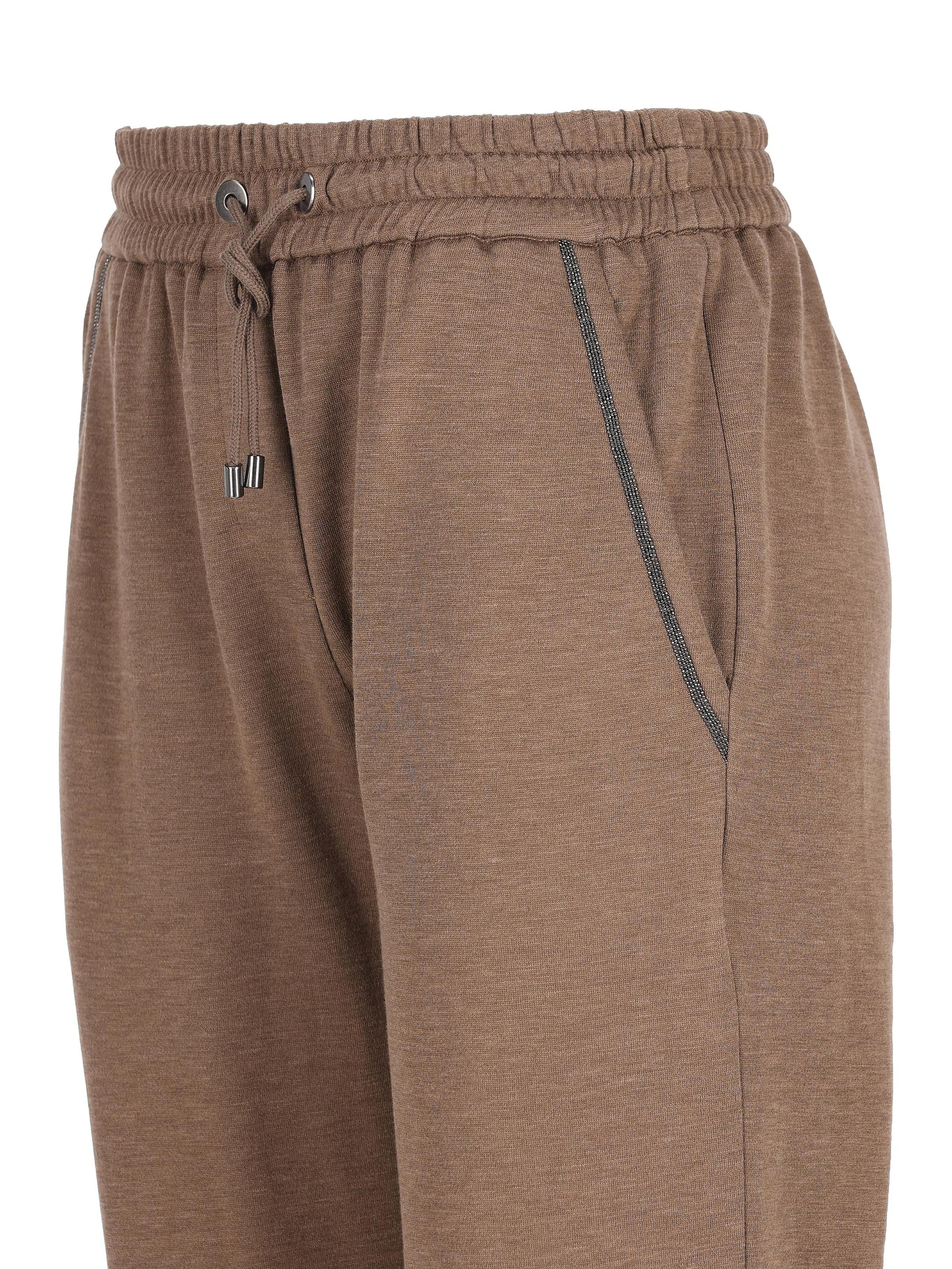 Pantaloni realizzati in cotone e seta. MD828SB899 C9122 BRUNELLO CUCINELLI 