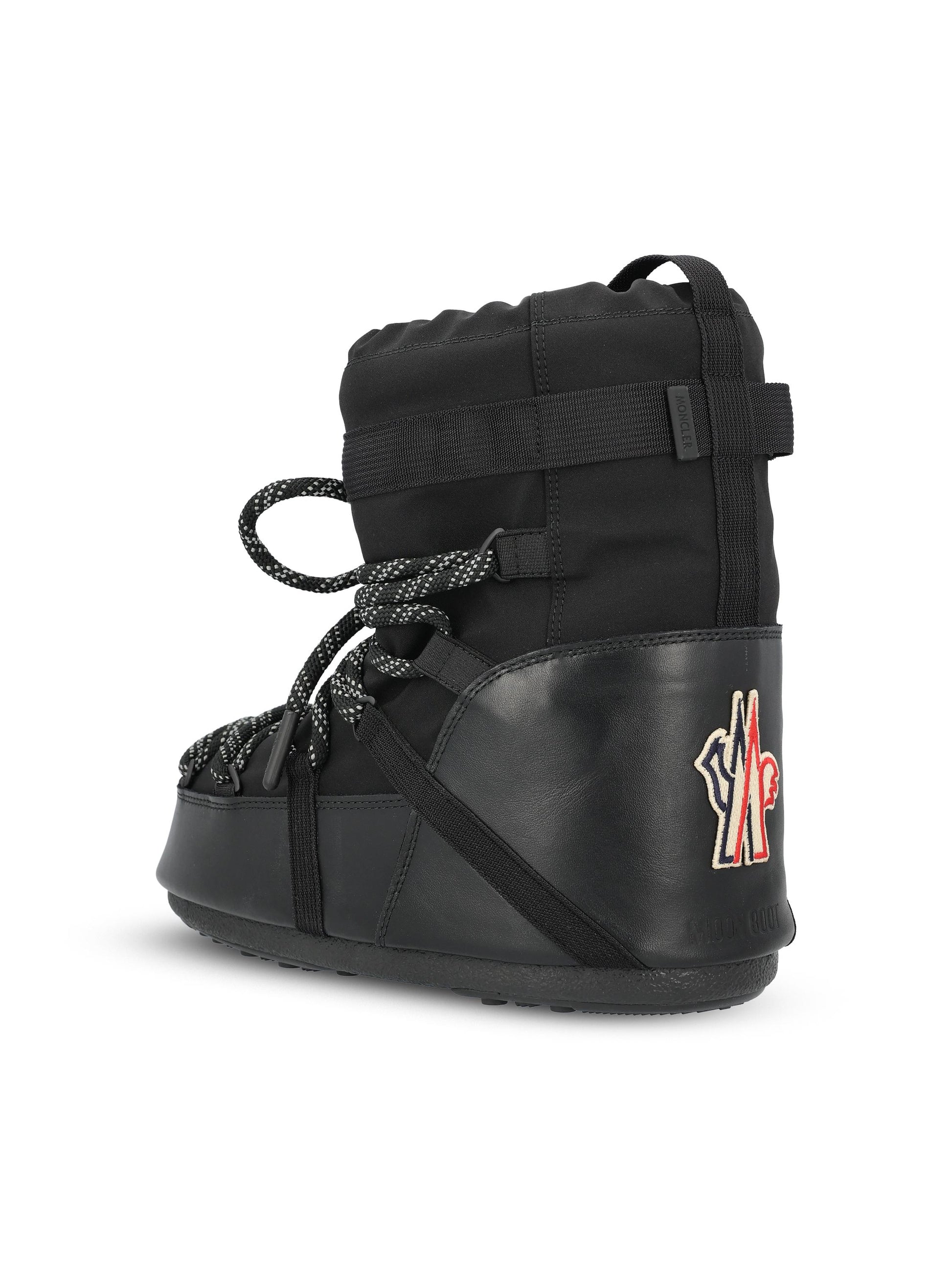 Stivali realizzati in nylon elasticizzato e nappa M4H00010 M8401999 MONCLER GRENOBLE 